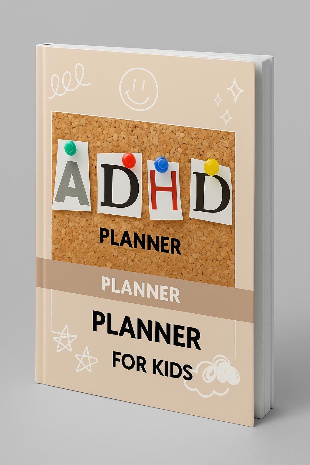 Interactive ADHD Kids Planner: All About Me | Encourage Creativity & Goal-Setting | Fun Workbook for Organization - Self-Discovery