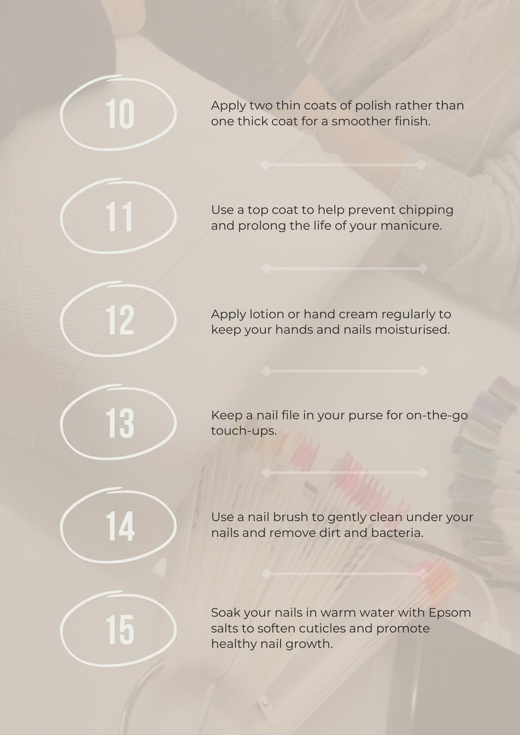 Ultimate Nail Care Guide: 50 Tips for Healthy Nails | Printable Nail Health Tips | Fungal Infection Prevention | Nail Enthusiasts Gift