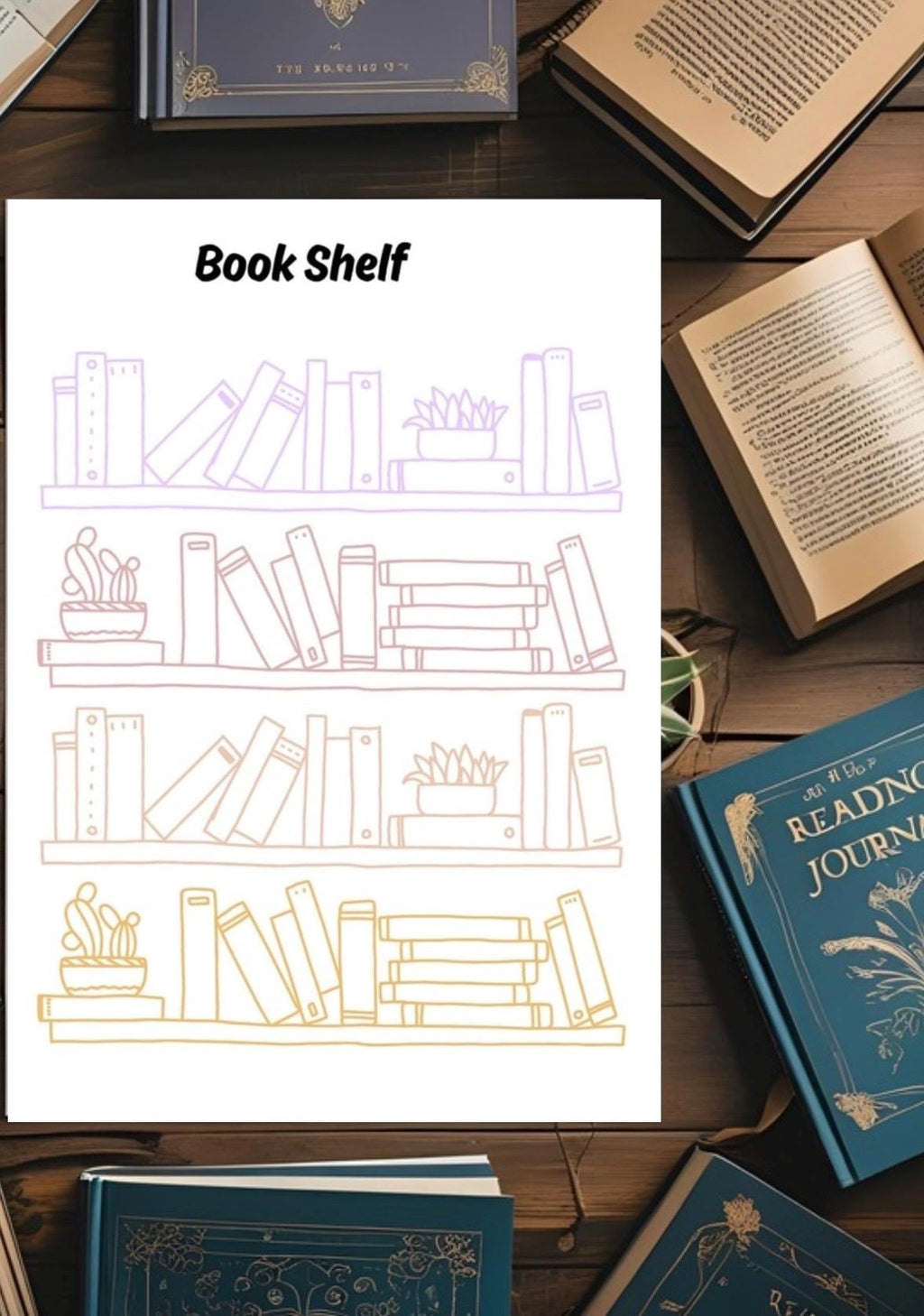 Reading Journal for Book Lovers | Reflect on Your Reads & Favorite Quotes | Track and Document Your Literary Journey