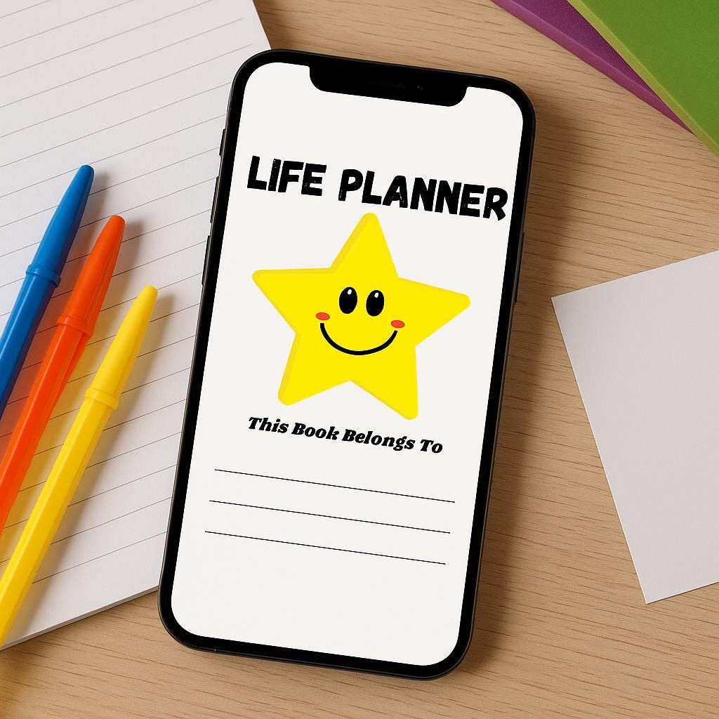 Comprehensive Life Planner Printable for Wellness & Time Management | Daily Weekly Monthly Organizer Goal Setting Tracker PDF