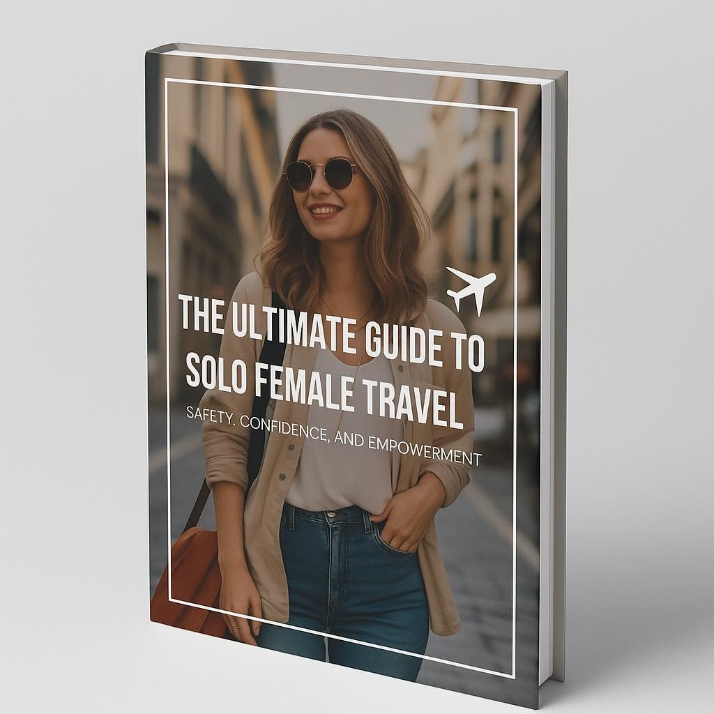 Solo Female Travel Guide | Empowering Women Travelers | Safety Tips & Destination Insights | Digital Download | Travel Advice - Resources