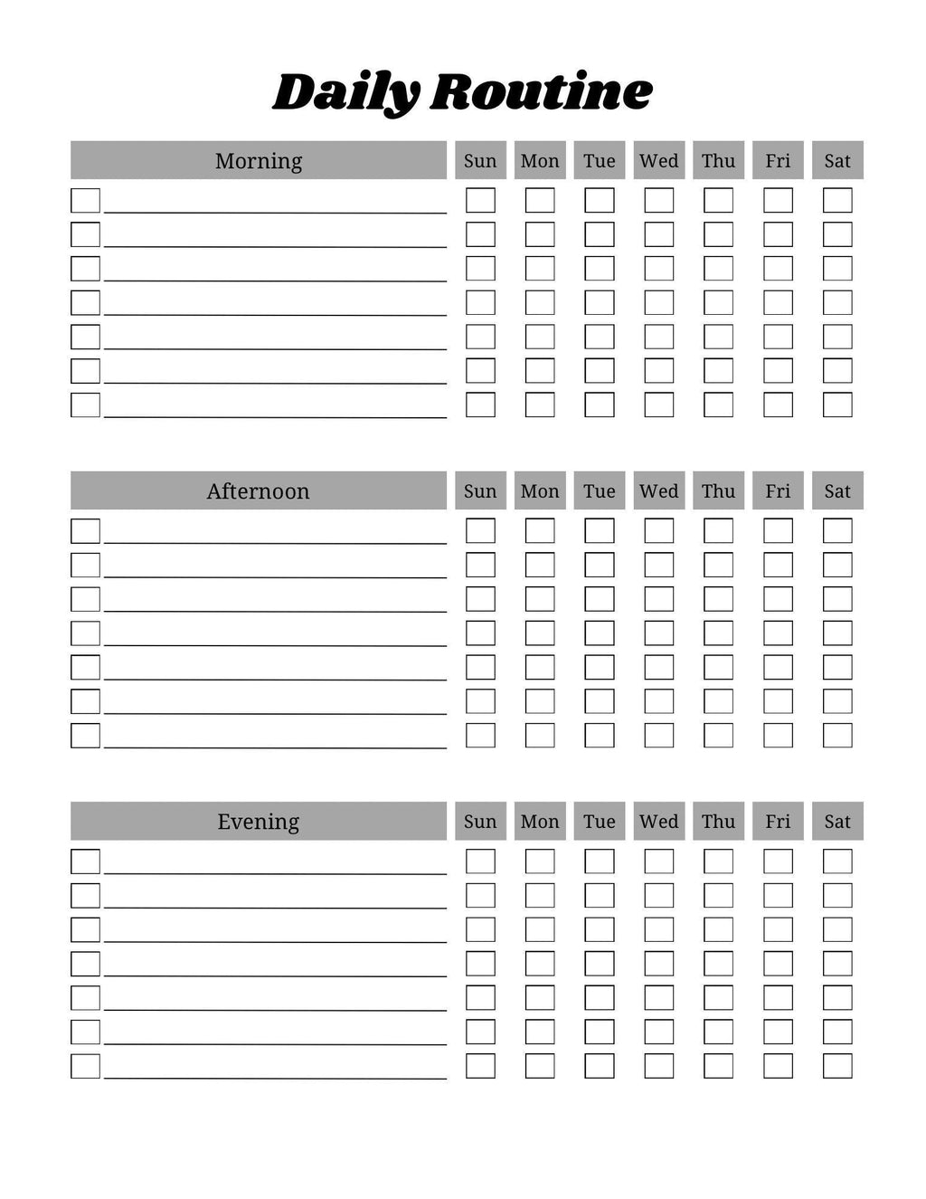 Comprehensive Life Planner Printable for Wellness & Time Management | Daily Weekly Monthly Organizer Goal Setting Tracker PDF