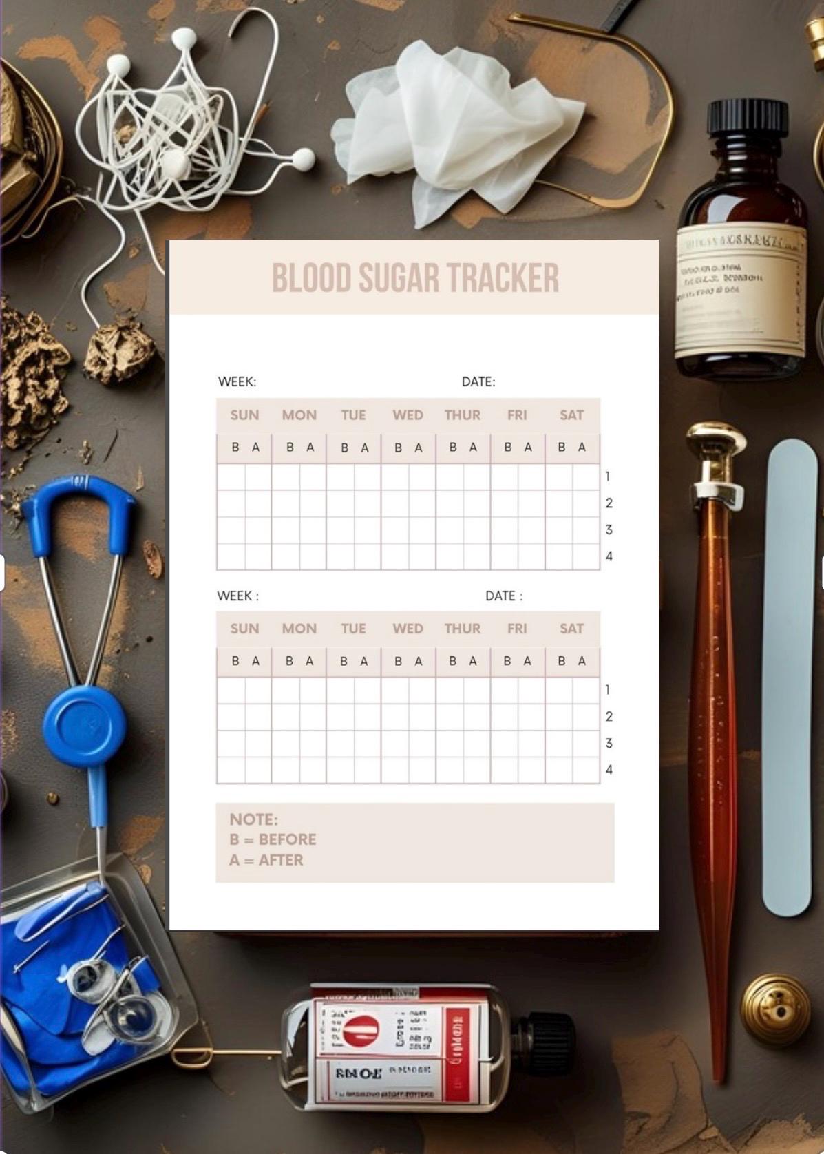 Customizable Health Tracker & Wellness Planner | Inspirational Medical Journal for Healthcare Professionals - Patients | Gift Idea