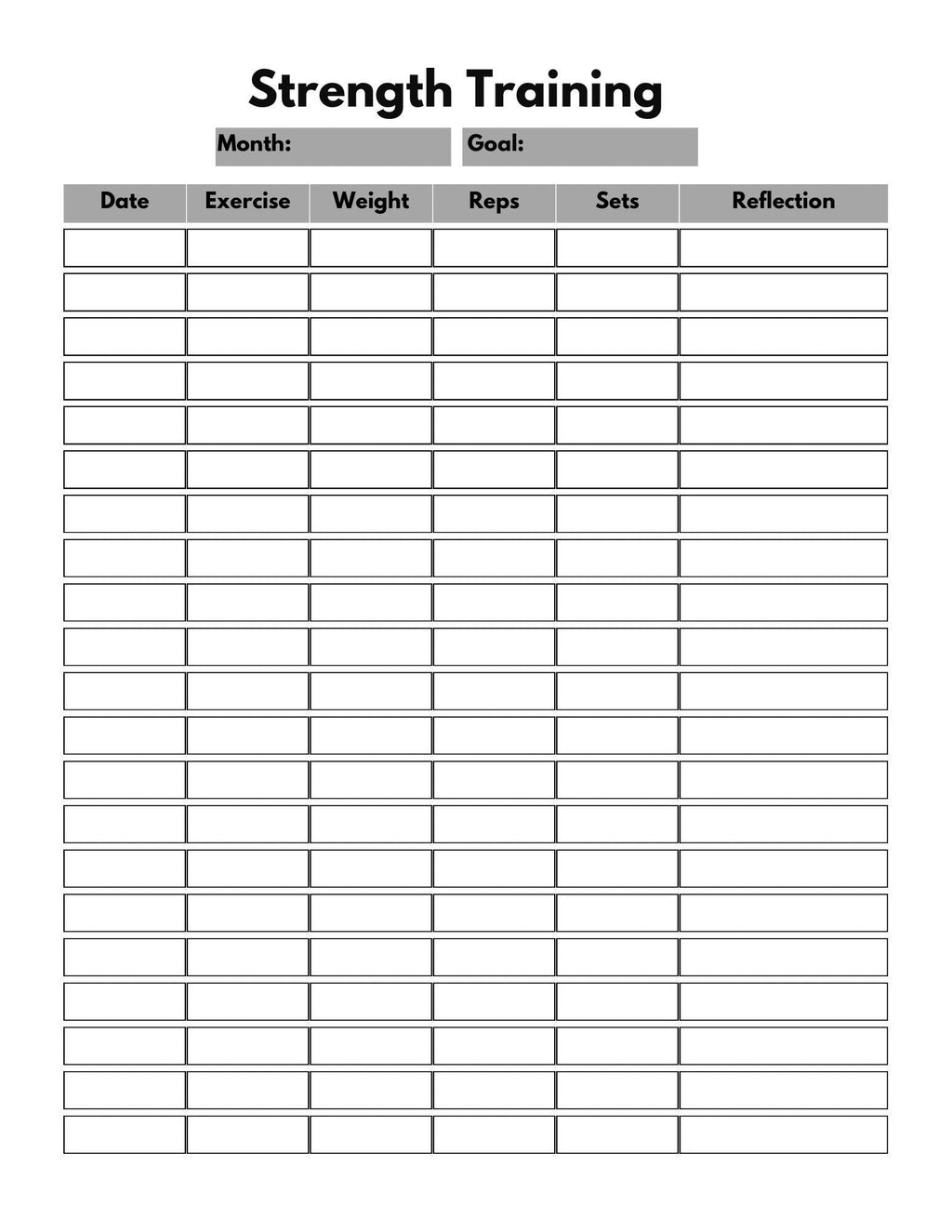 Ultimate Health & Wellness Planner - Daily Food Journal, Fitness Tracker, Meal Planner, Self-Care Pages - Digital Download