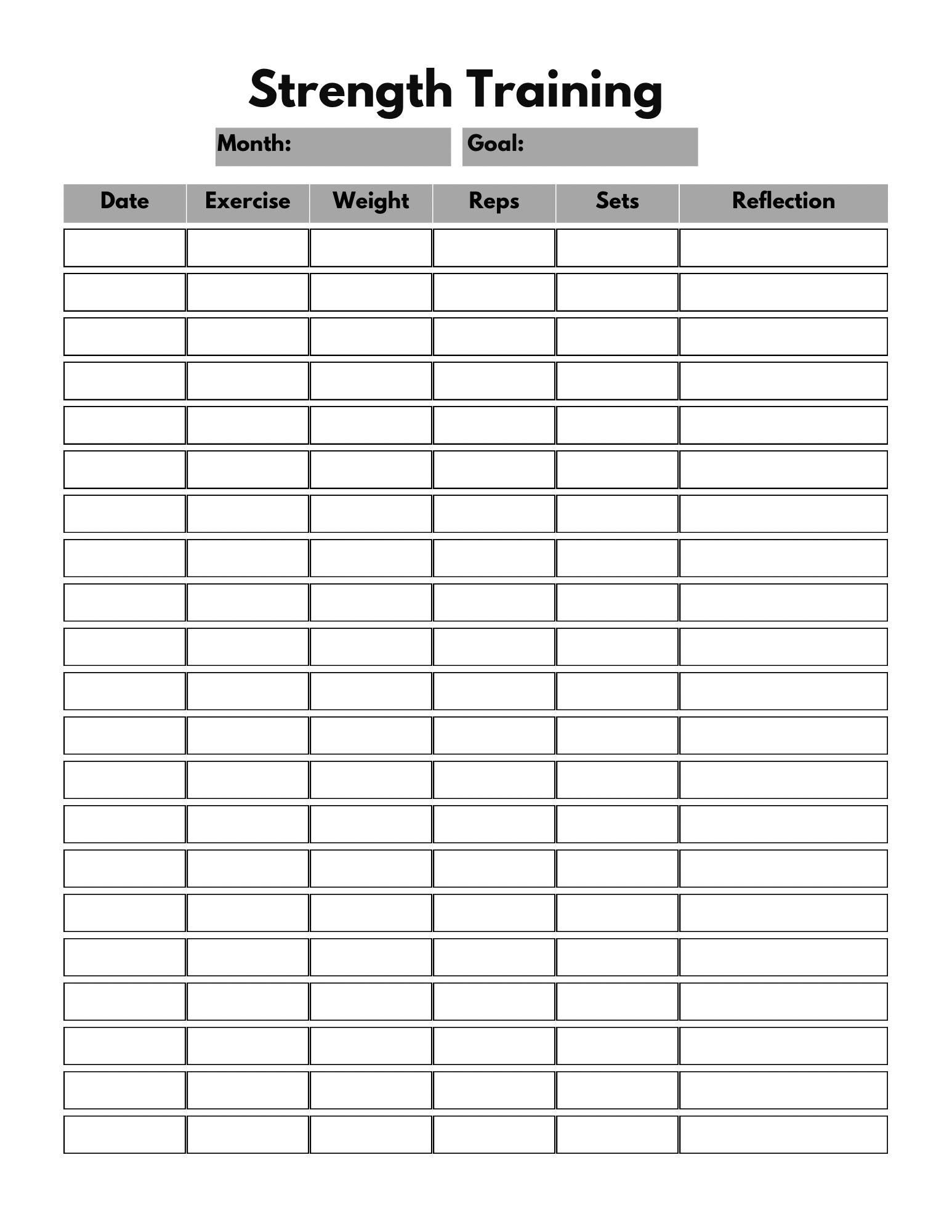 Ultimate Health & Wellness Planner - Daily Food Journal, Fitness Tracker, Meal Planner, Self-Care Pages - Digital Download