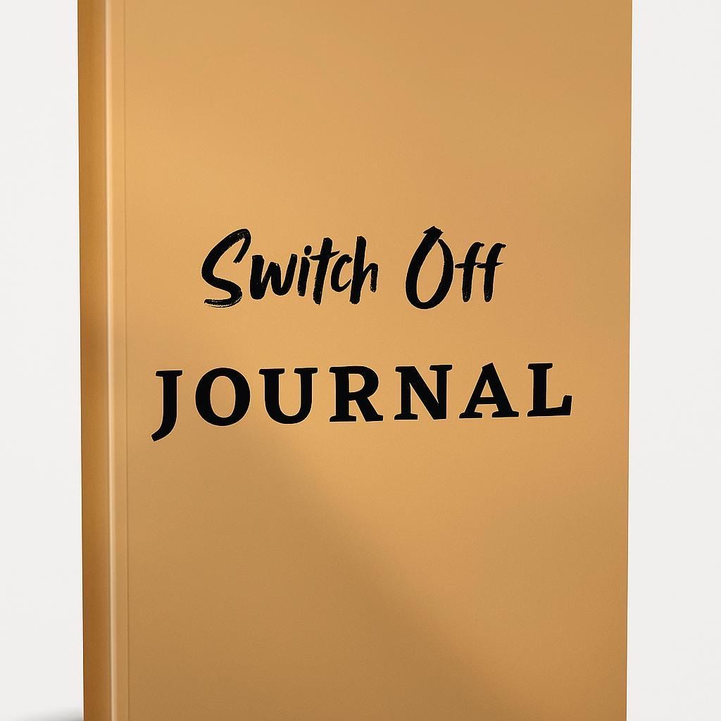 Digital switch off Detox Planner | Printable Self-Care Journal for Mindfulness & Relaxation | Daily Reflection Prompts - Tracker
