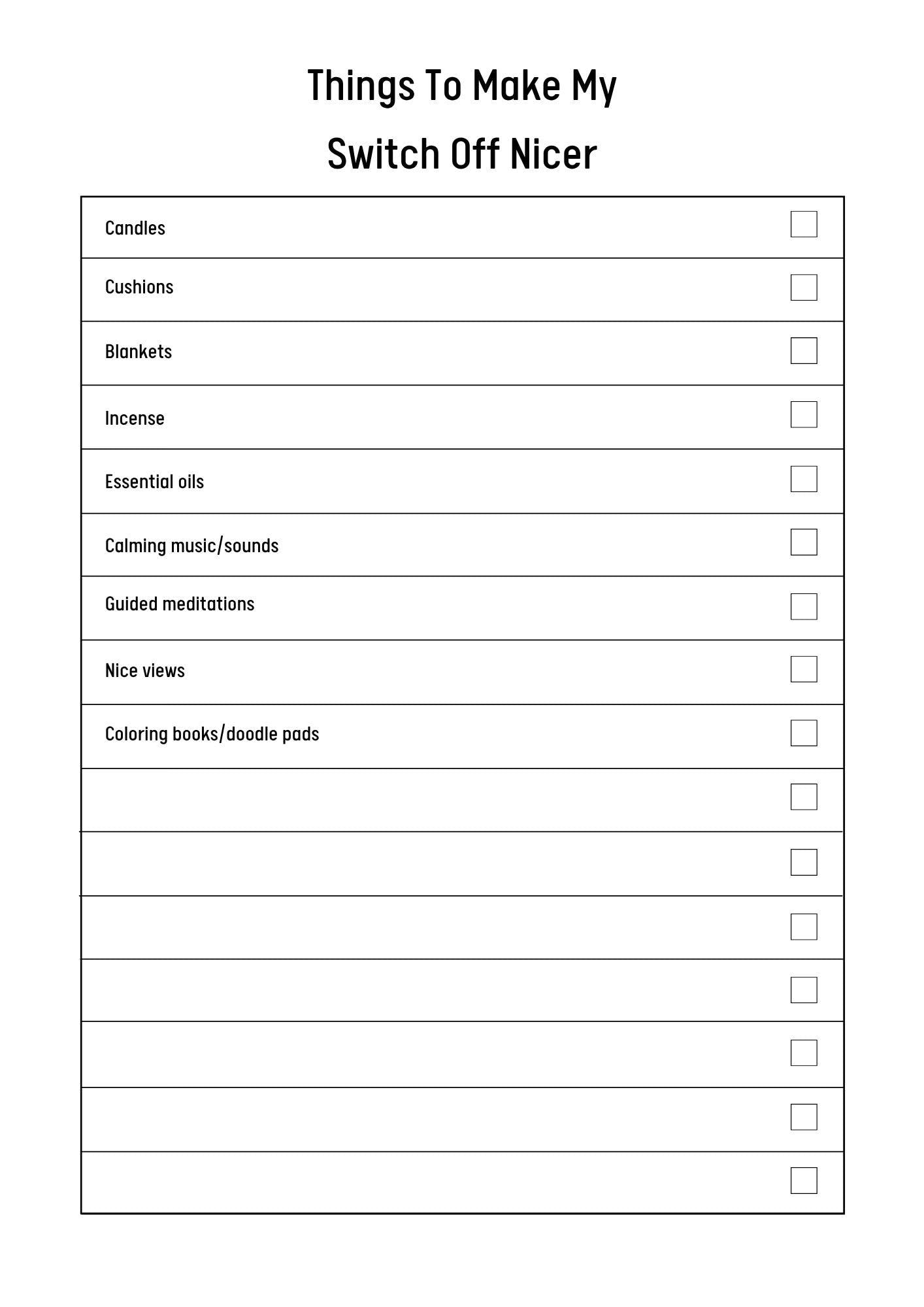 Digital switch off Detox Planner | Printable Self-Care Journal for Mindfulness & Relaxation | Daily Reflection Prompts - Tracker