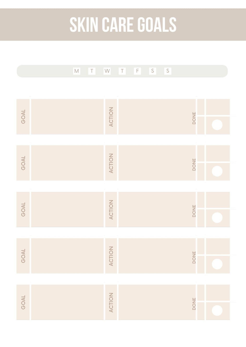 Skincare Routine Organizer | My Skin Profile and Care Planner | Beauty Journal | Personalized Skincare Tracker | Beauty Regimen Tool |
