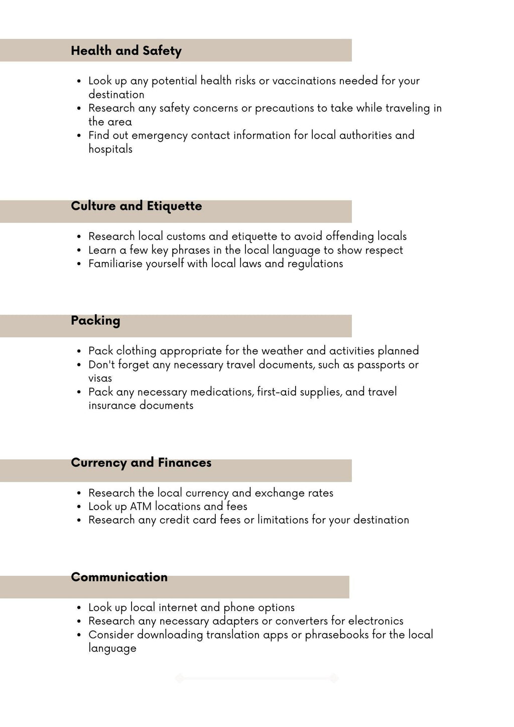 Printable Ultimate Travel Checklist | Stress-Free Packing List for Adventures | Travel Planner PDF | Organizer