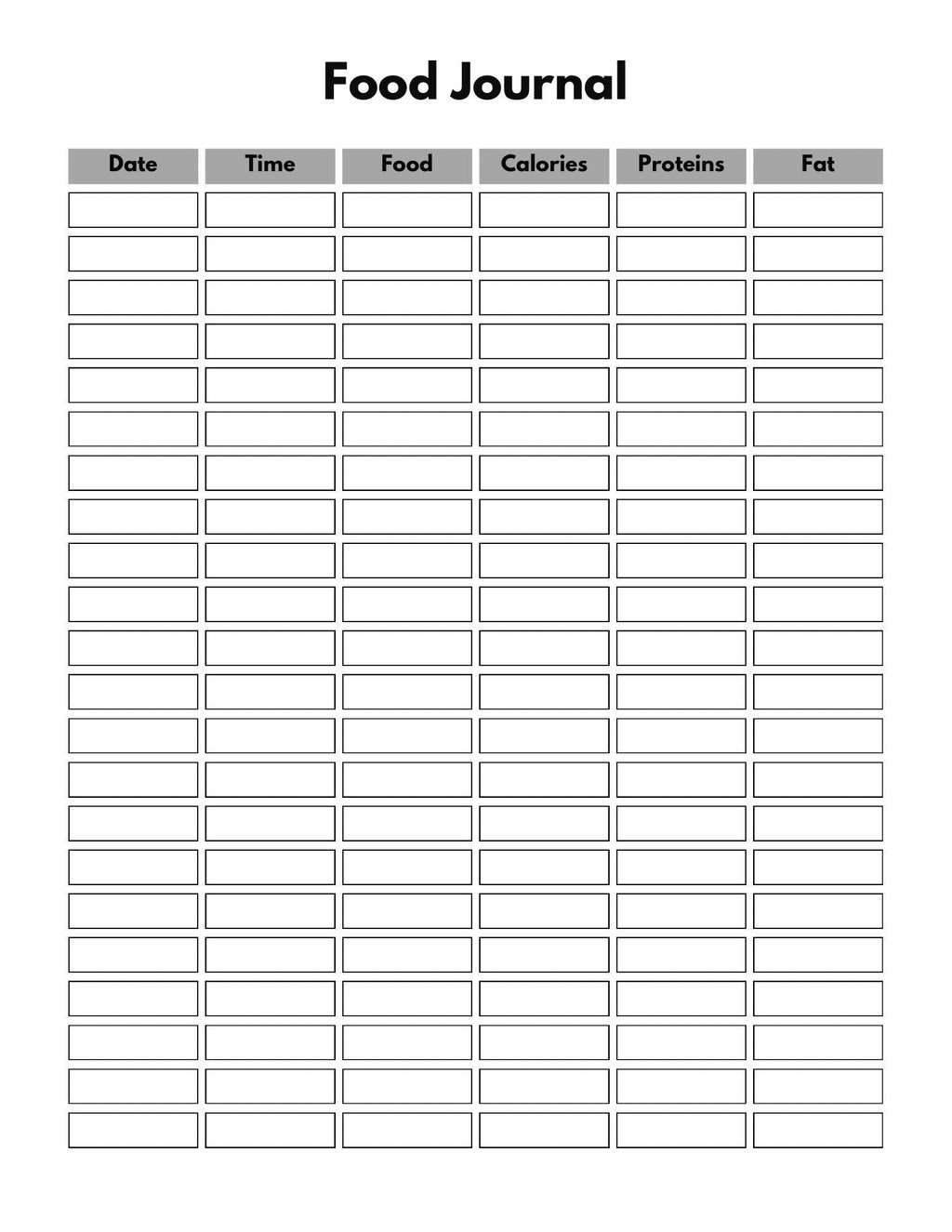 Ultimate Health & Wellness Planner - Daily Food Journal, Fitness Tracker, Meal Planner, Self-Care Pages - Digital Download