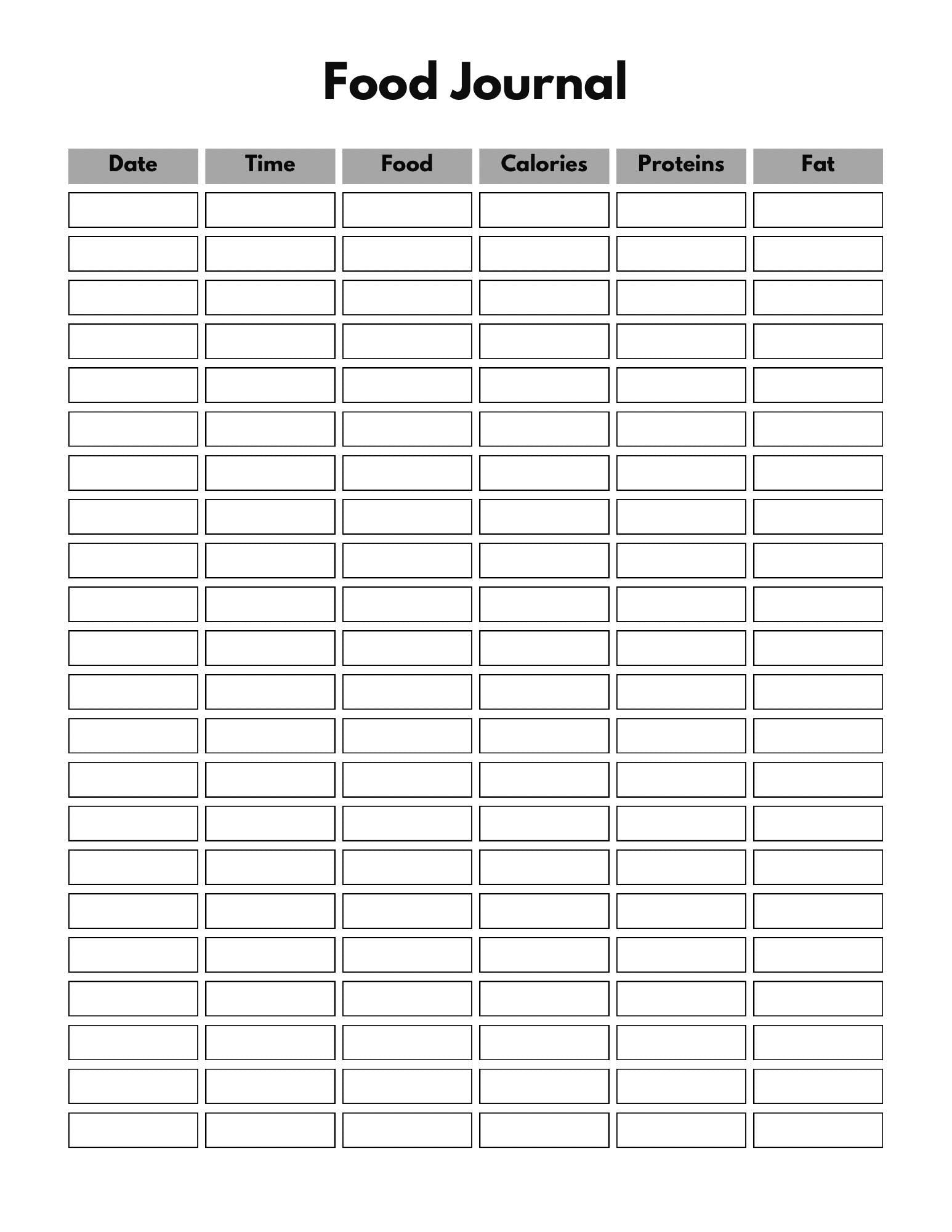 Ultimate Health & Wellness Planner - Daily Food Journal, Fitness Tracker, Meal Planner, Self-Care Pages - Digital Download