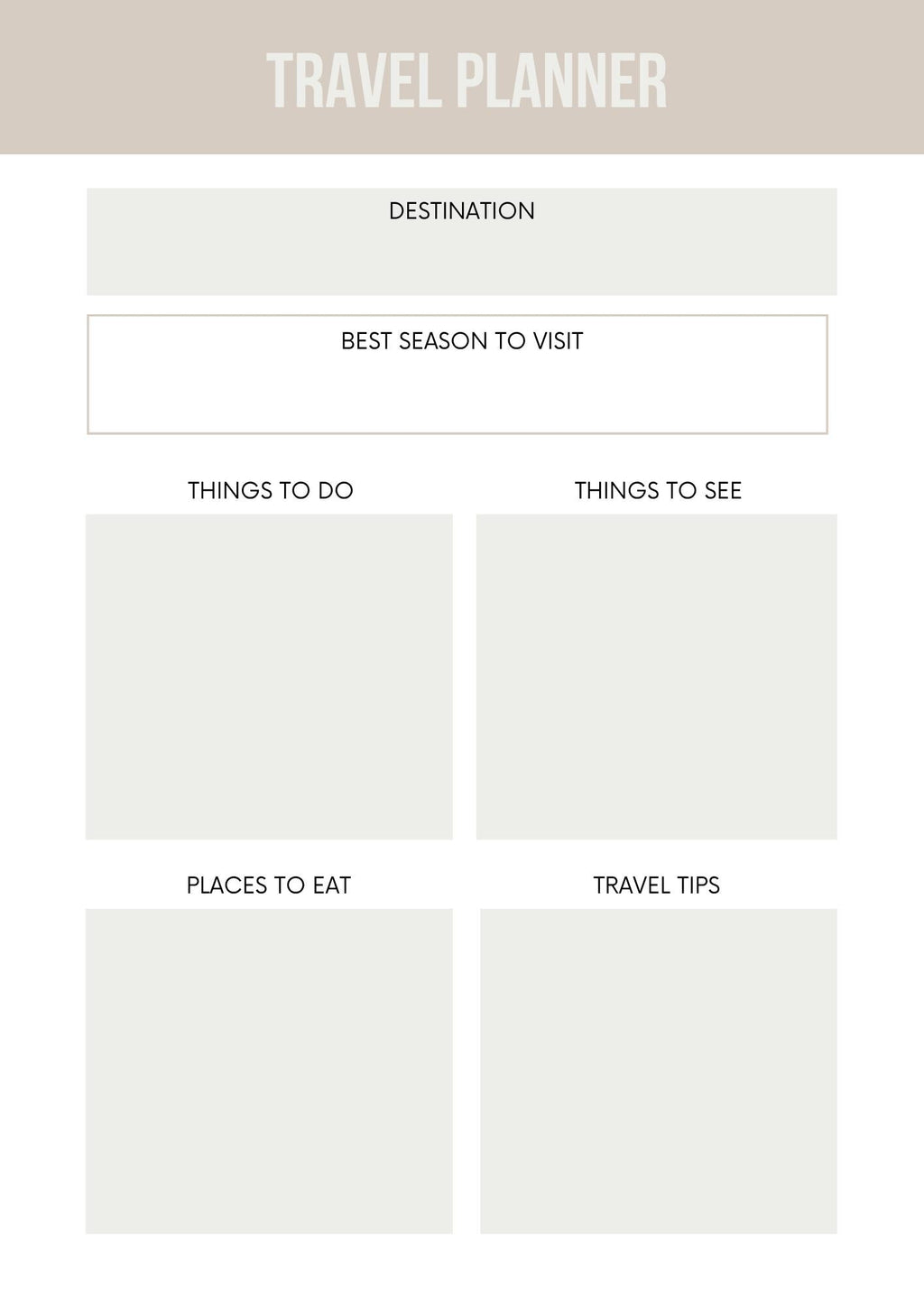 Customizable Travel Journal and Organizer for Explorers | Personalized Vacation Planner and Itinerary | Eco-Friendly Gift Idea