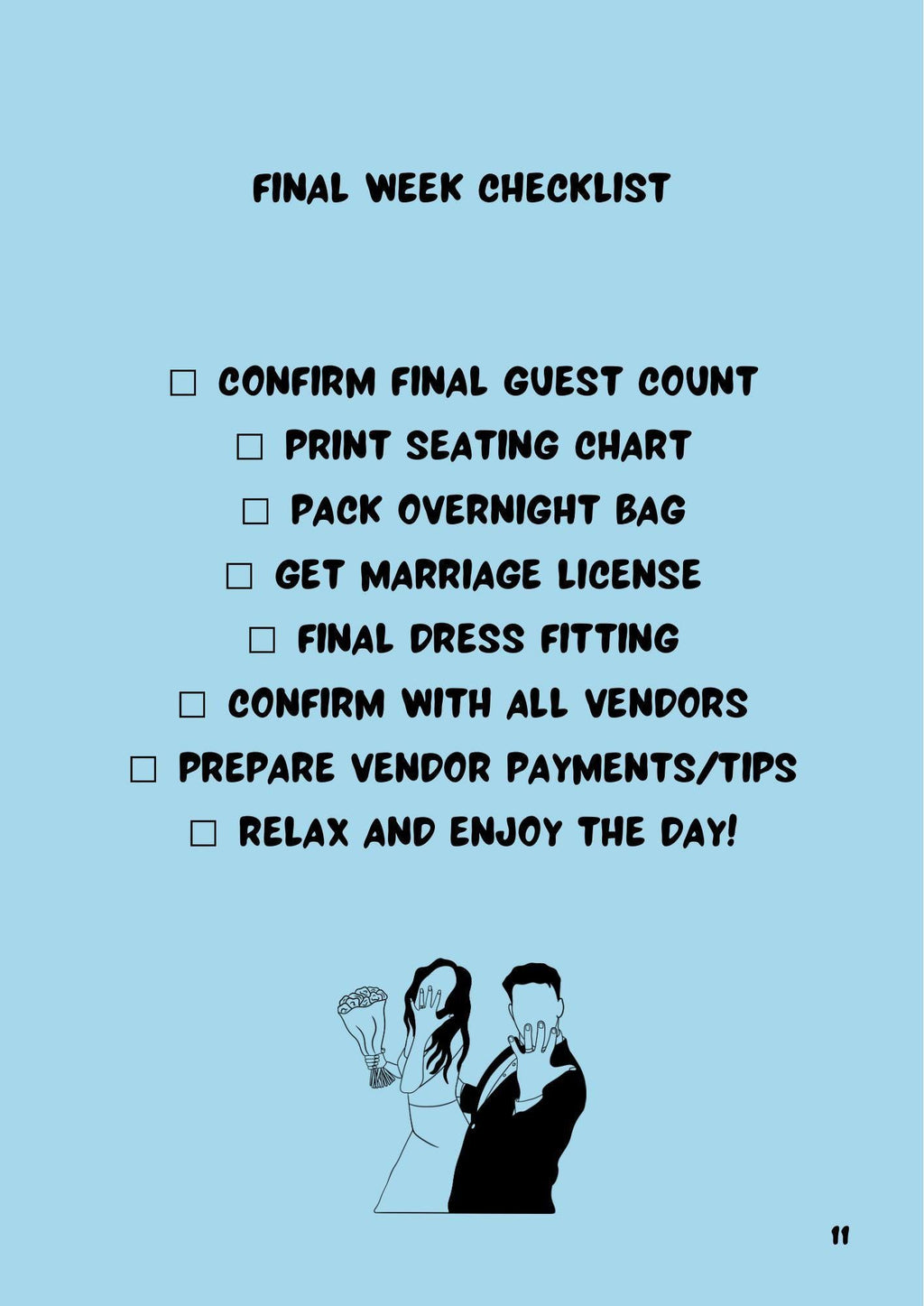 Budget Wedding Planner Elegant Printable for Brides Digital Wedding Checklist PDF