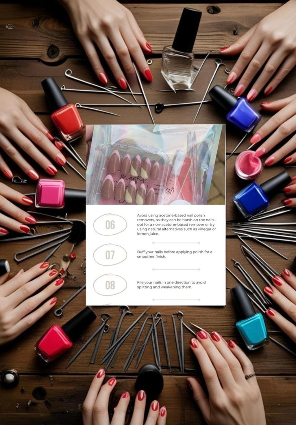 Ultimate Nail Care Guide: 50 Tips for Healthy Nails | Printable Nail Health Tips | Fungal Infection Prevention | Nail Enthusiasts Gift