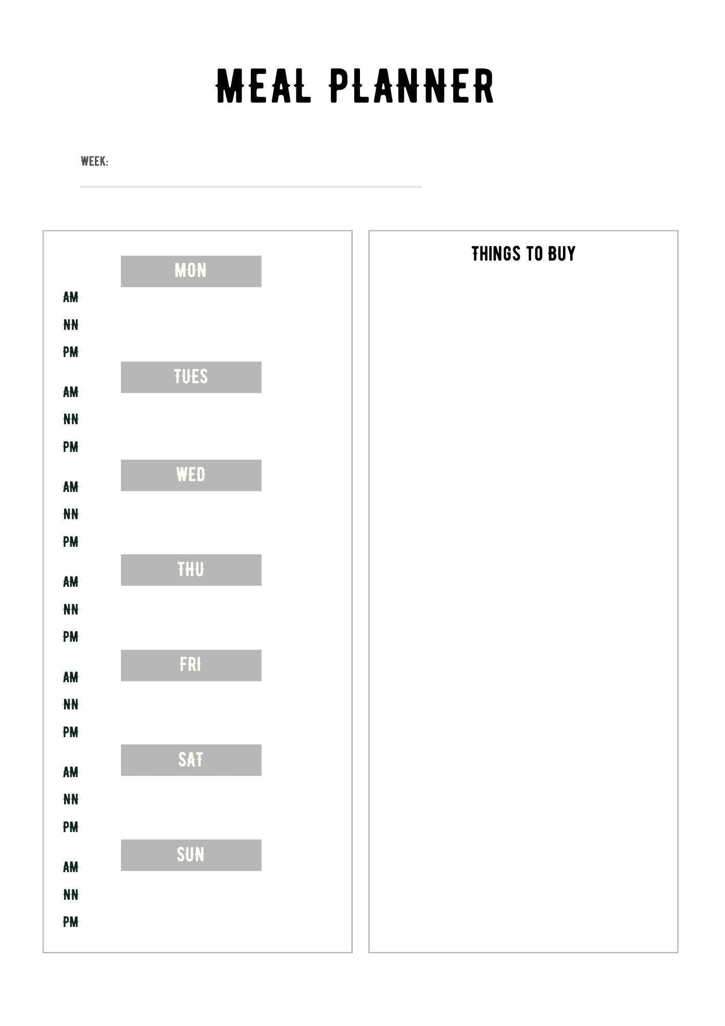 Ultimate Digital Meal Planner for Busy Families - Stay Organized, Track Nutrition, Plan Meals & Shopping Lists - Instant Download!