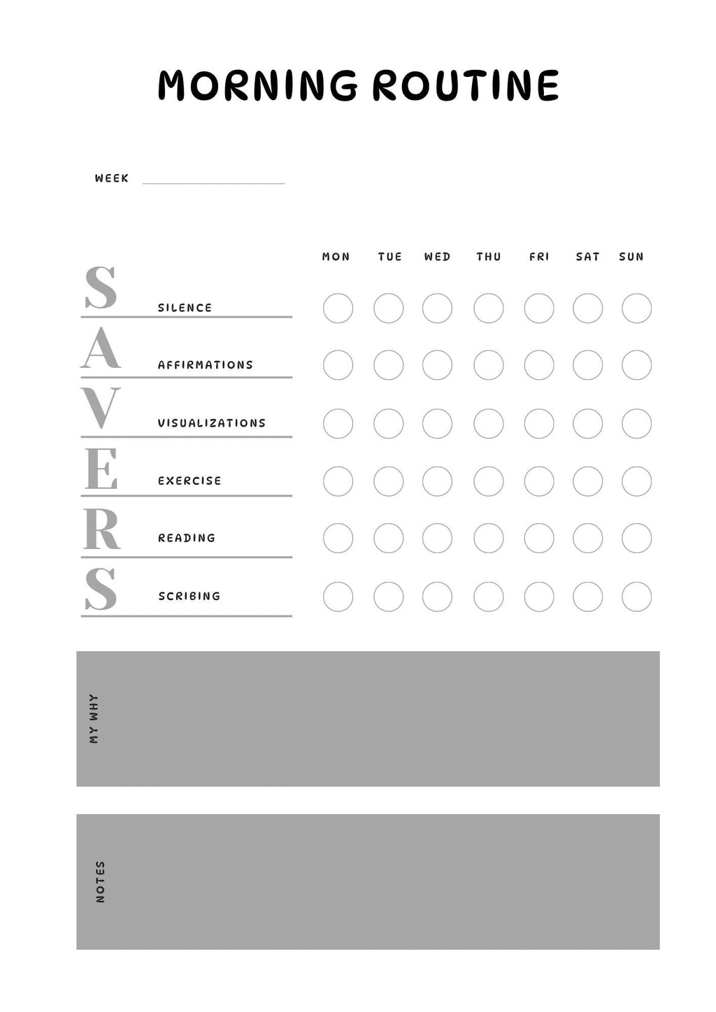 Manifestation Planner for Law of Attraction Practitioners - Printable Daily Intention Setting, Visualization, and Gratitude Prompts for