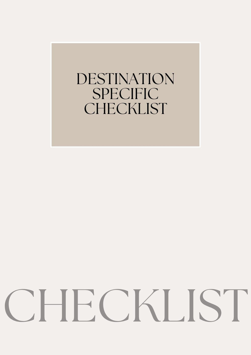 Printable Ultimate Travel Checklist | Stress-Free Packing List for Adventures | Travel Planner PDF | Organizer