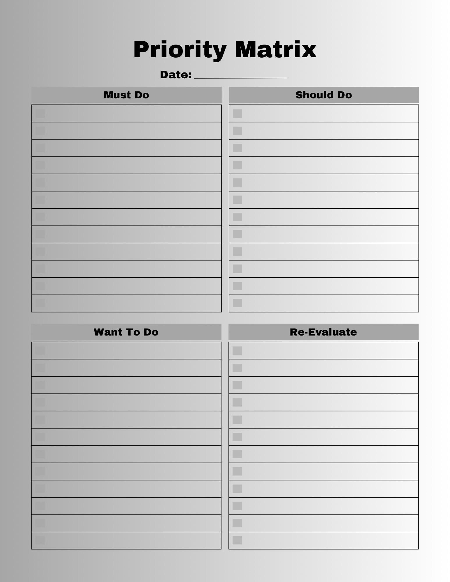 Clear Your Mind: Brain Dump & Focus Planner Bundle | Organize Thoughts, Boost Productivity | Instant Download