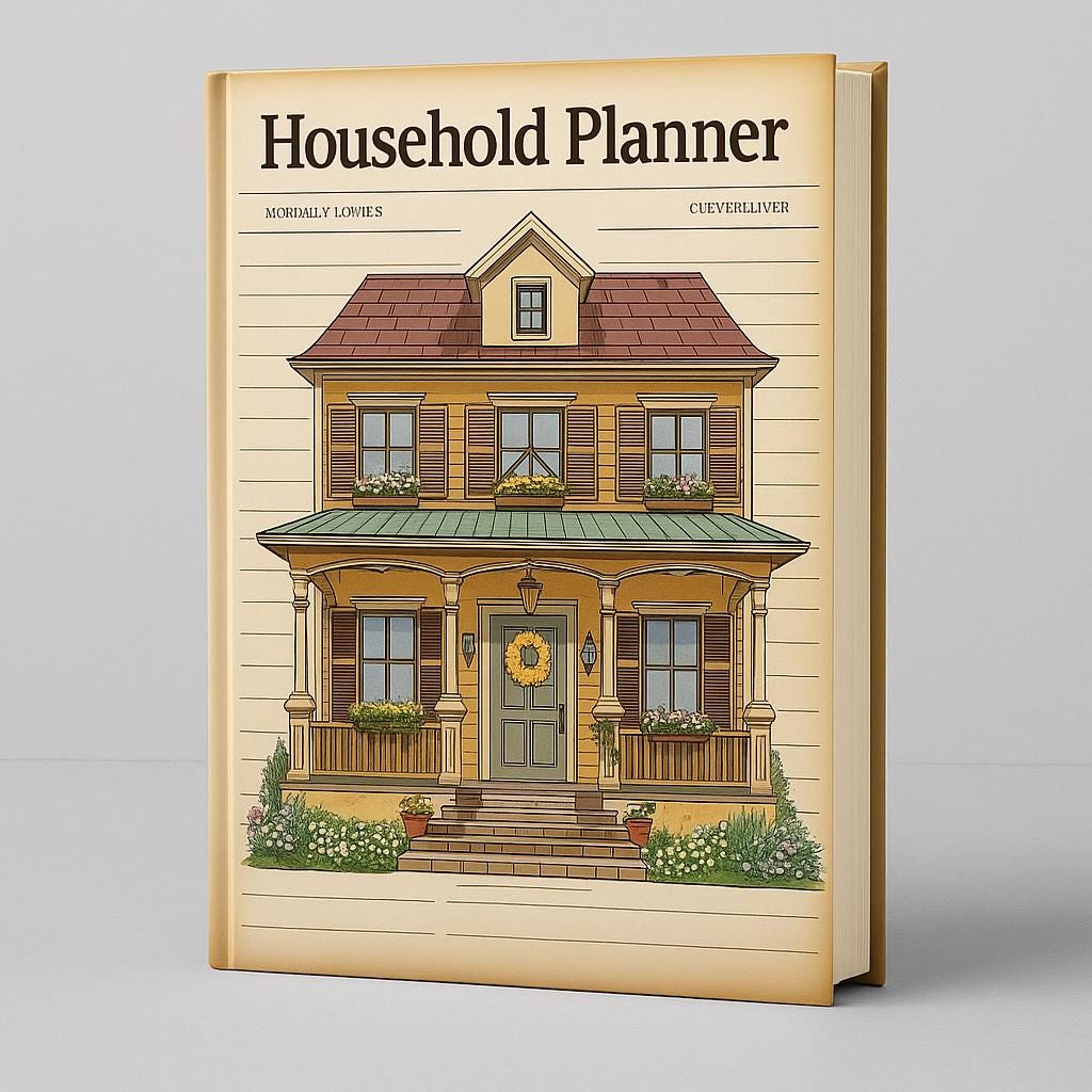 Ultimate Household Planner | Budget, Meal Plan & Organize Your Home - Printable Download