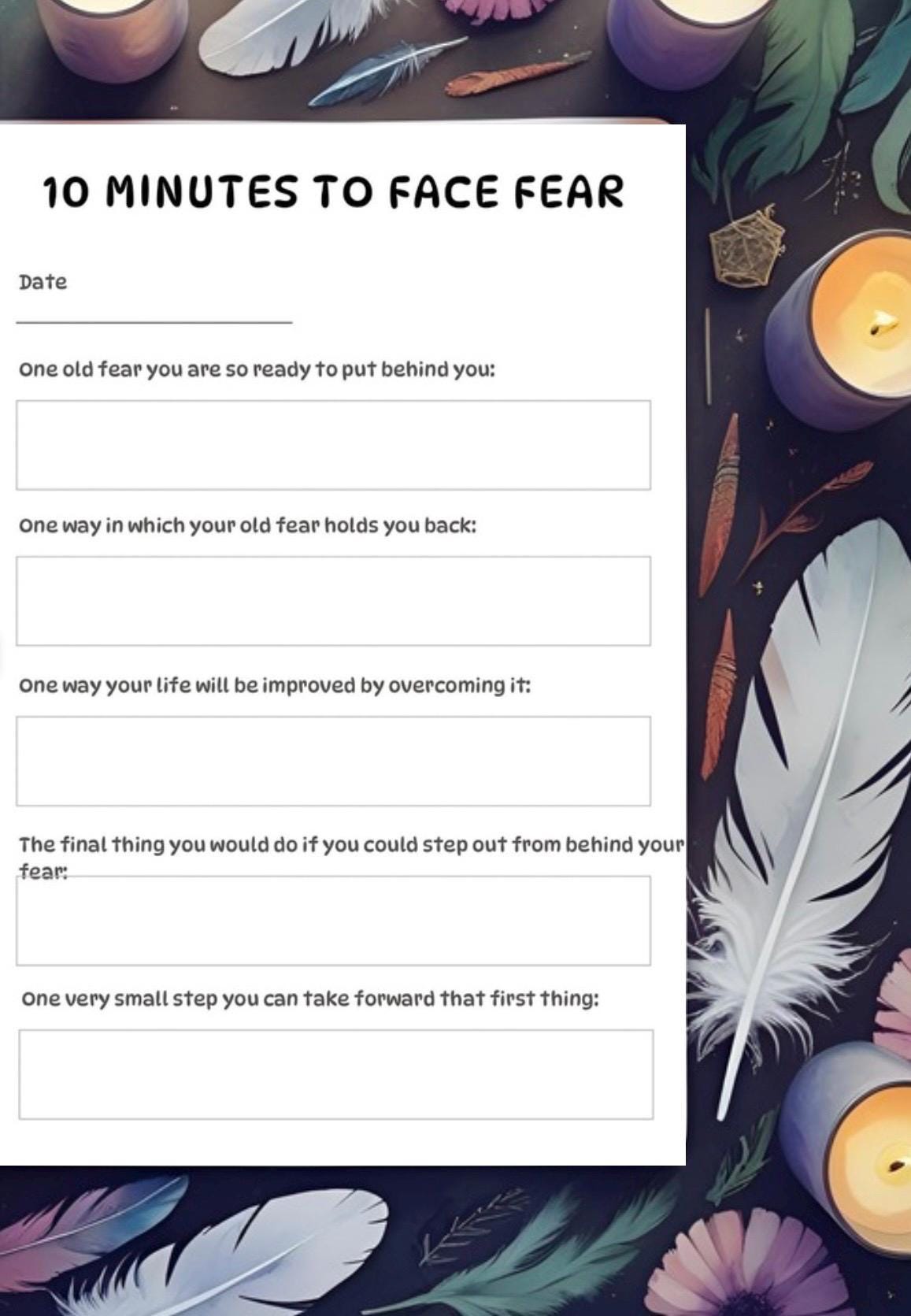 Manifestation Planner for Law of Attraction Practitioners - Printable Daily Intention Setting, Visualization, and Gratitude Prompts for