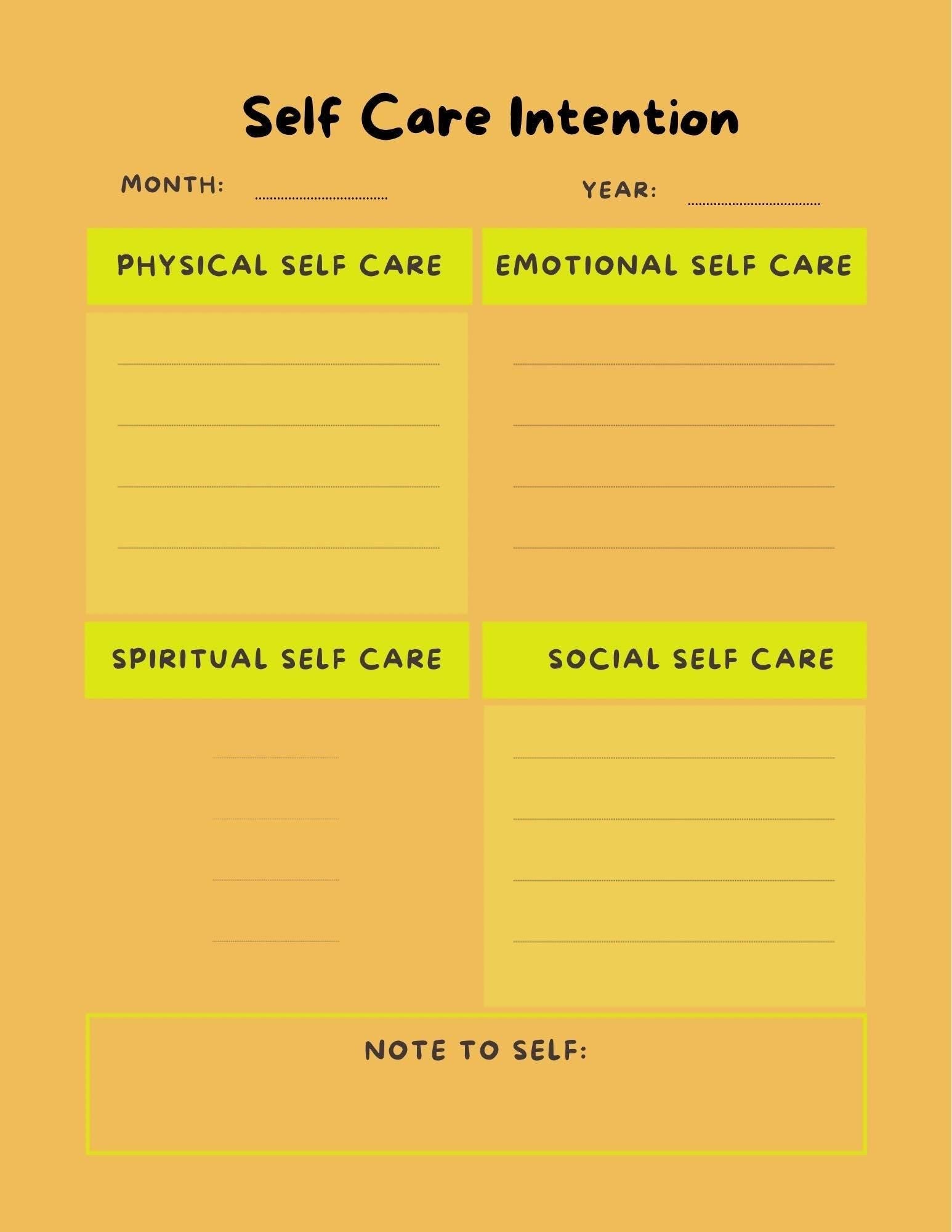 Sacred Self Care Journal for Reflection, Healing, and Growth - Wellness Planner with Affirmations, Mood Trackers, and Check-ins
