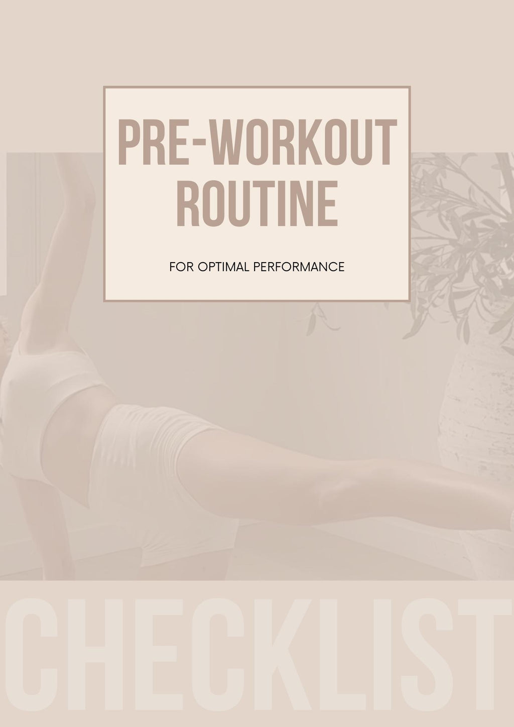 Fitness Journey Essentials: Comprehensive Workout and Recovery Checklists for Optimal Performance