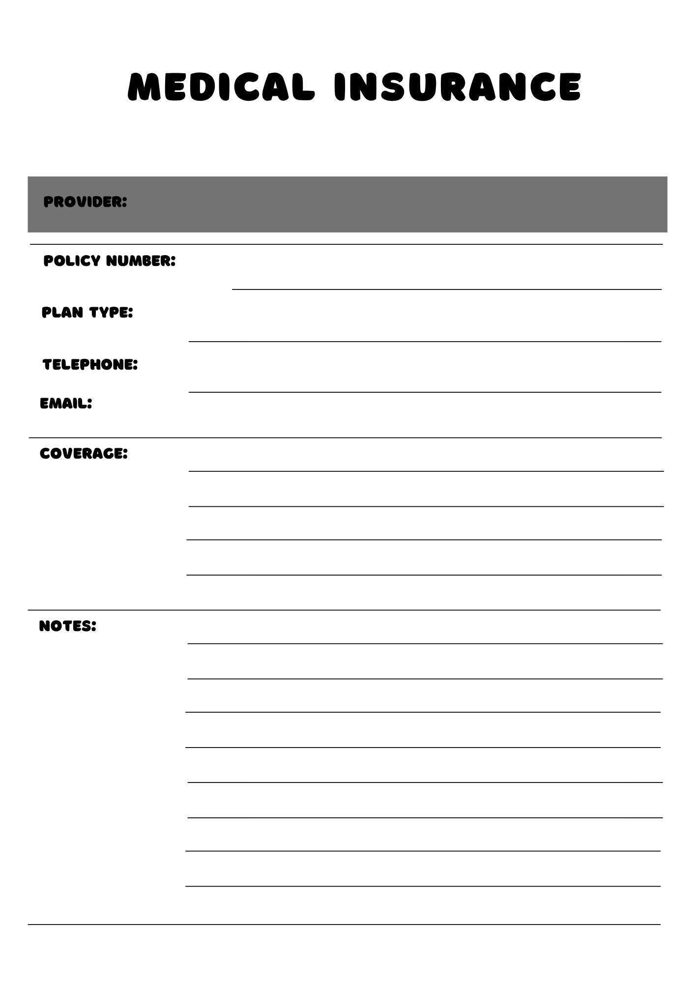 Health Journal & Blood Sugar Tracker | Digital Download Planner for Managing Medical Information, Glucose Levels, - Wellness Goals