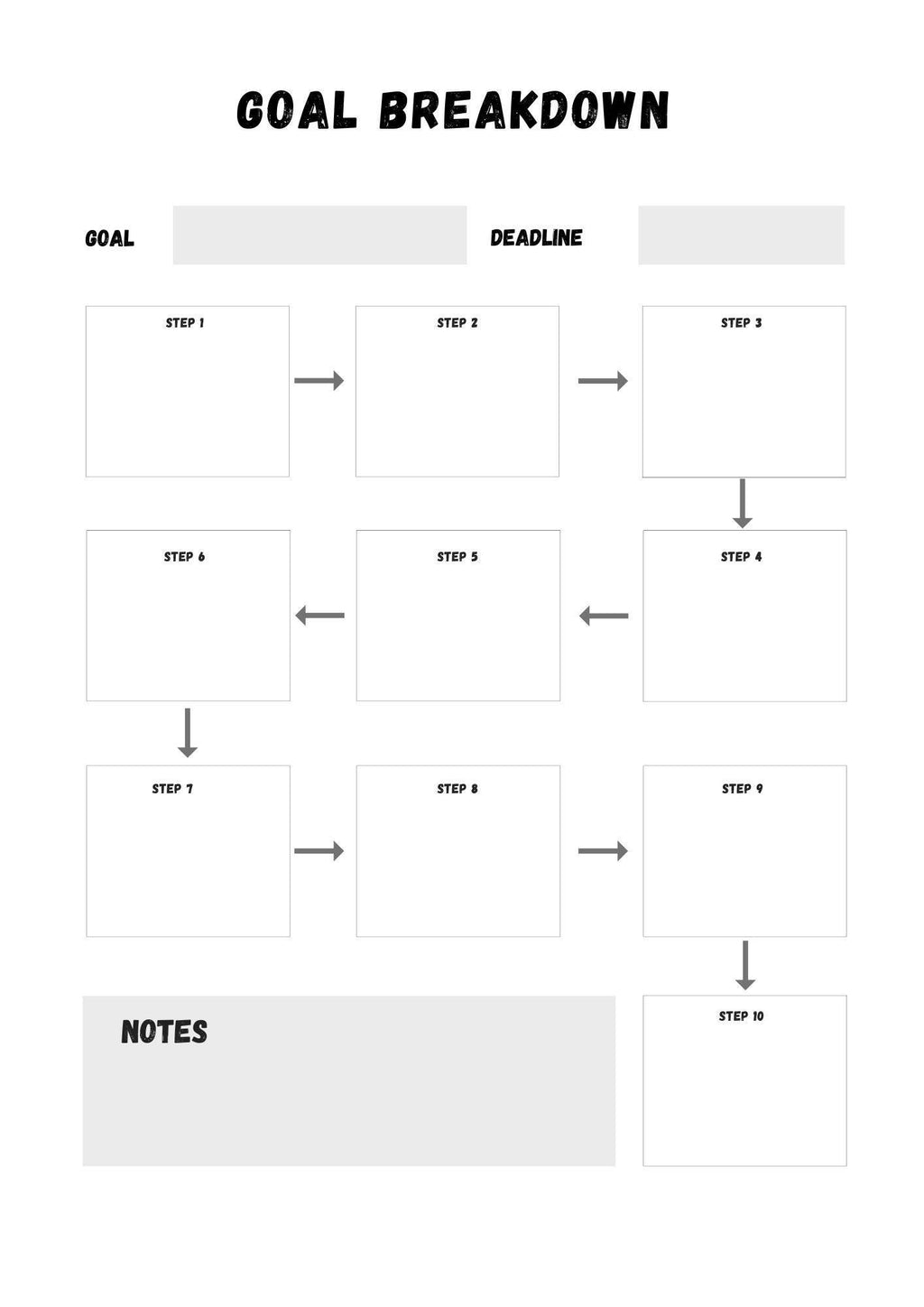 Stay on Track and Reach Your Fitness Goals - Printable Planner to Keep You Organized