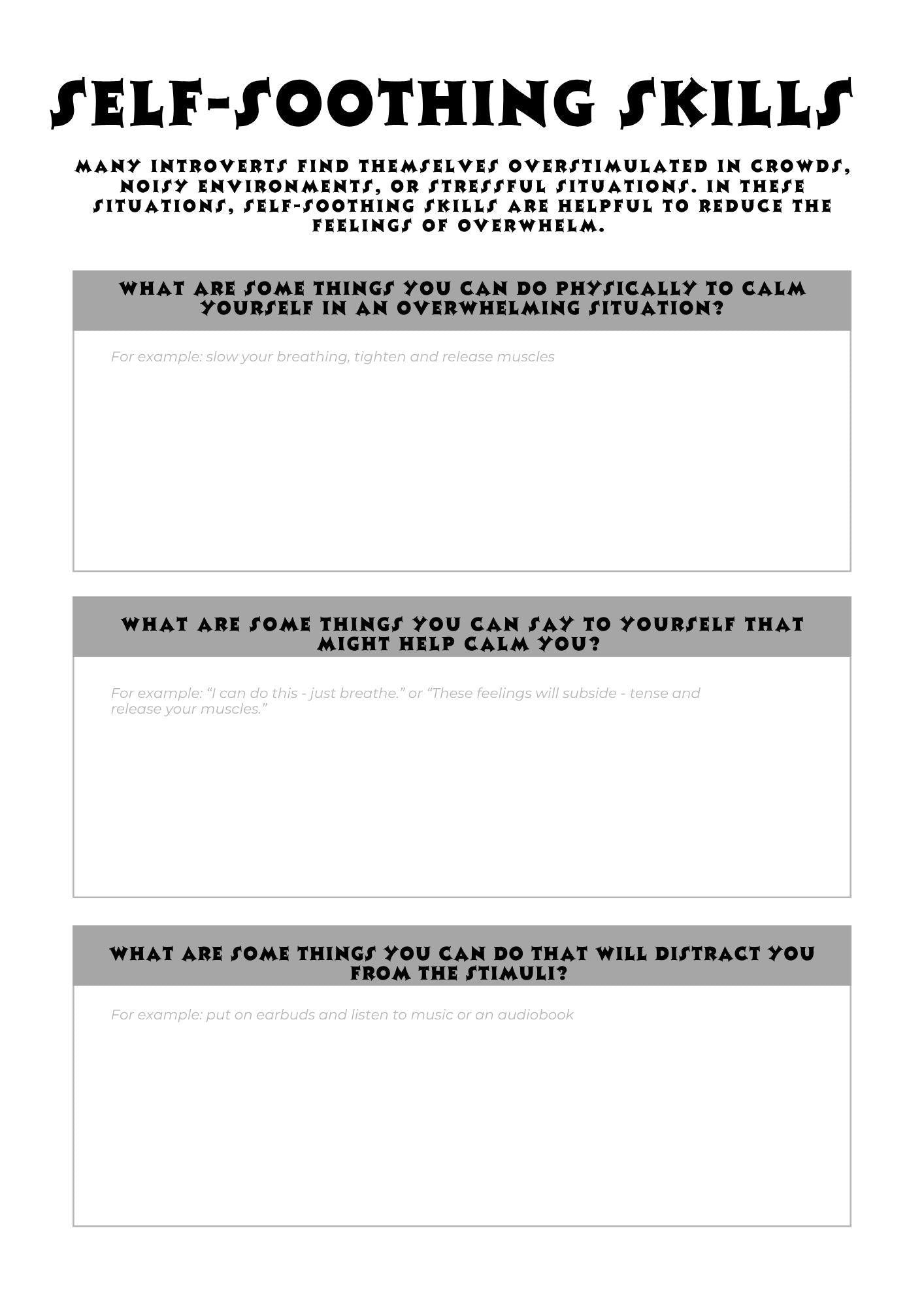 Self-Reflection & Quiet Time Journal for Introverts | Mindful Solitude Tracker | Printable PDF for Self-Discovery and Personal Growth