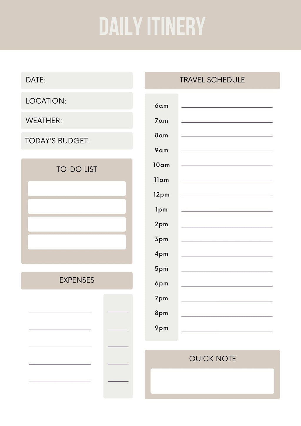 Customizable Travel Journal and Organizer for Explorers | Personalized Vacation Planner and Itinerary | Eco-Friendly Gift Idea
