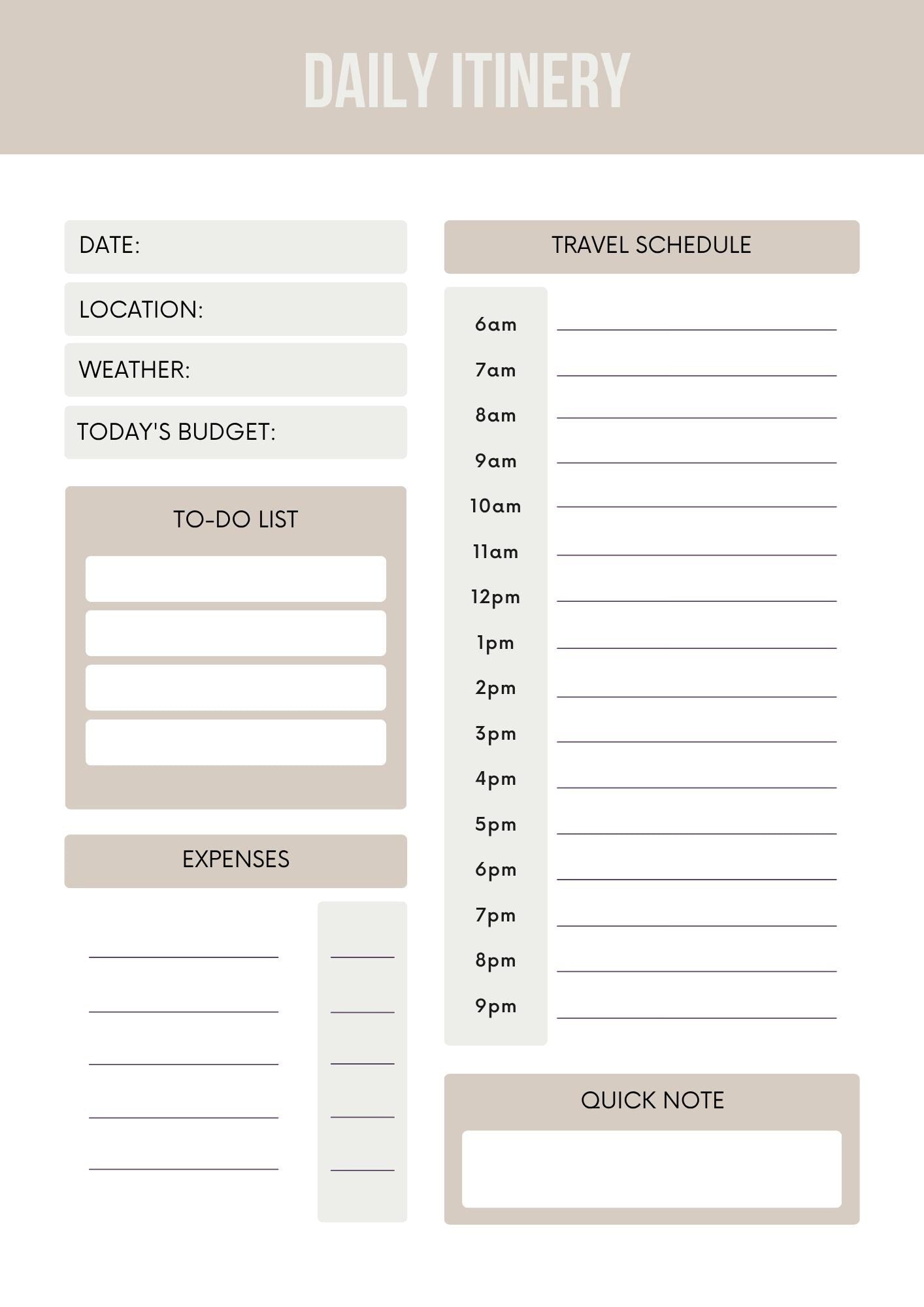 Customizable Travel Journal and Organizer for Explorers | Personalized Vacation Planner and Itinerary | Eco-Friendly Gift Idea