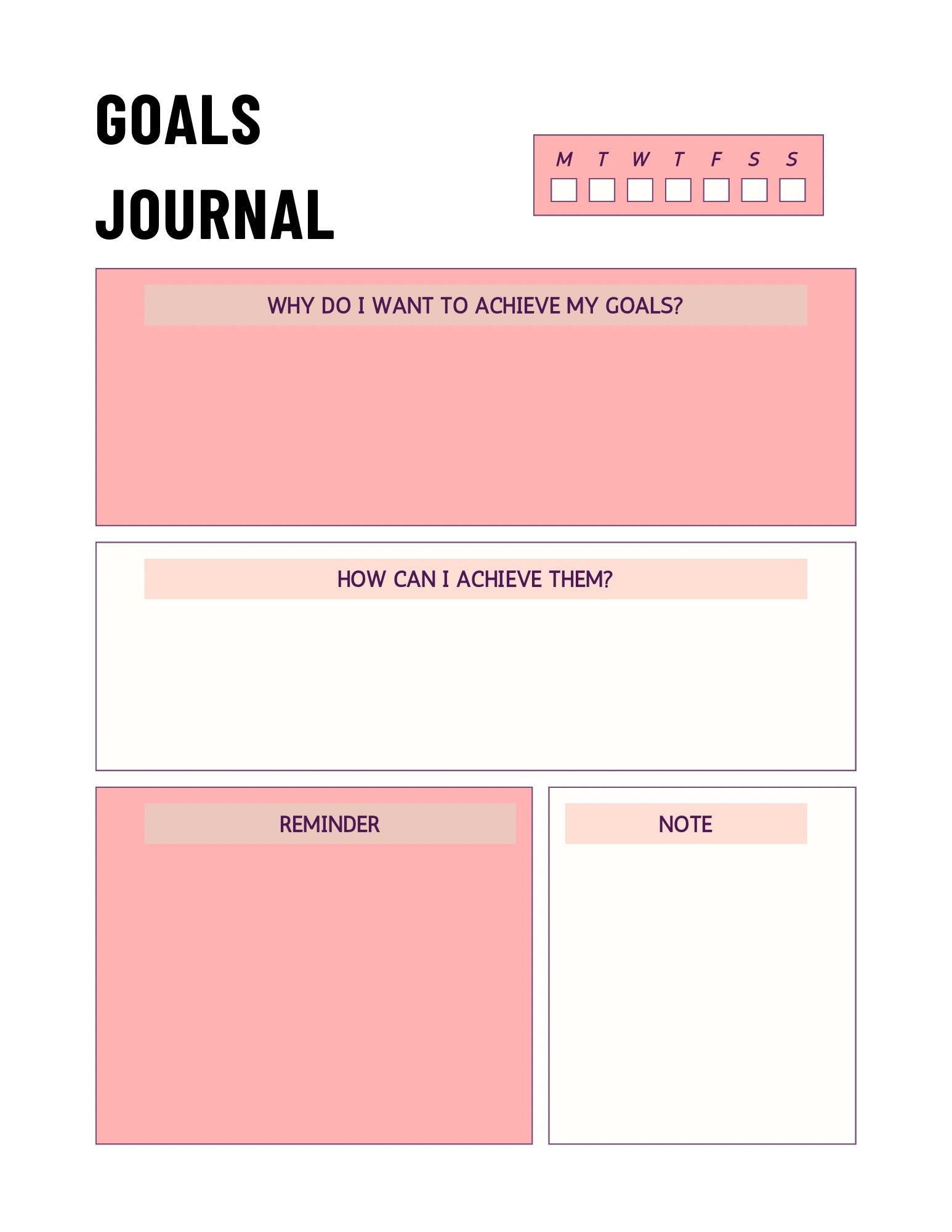 Ultimate Goal Planner Kit | SMART Goals, Vision Board, Action Plan | PDF Download - Goal Setting Workbook & Productivity Tracker - Digital