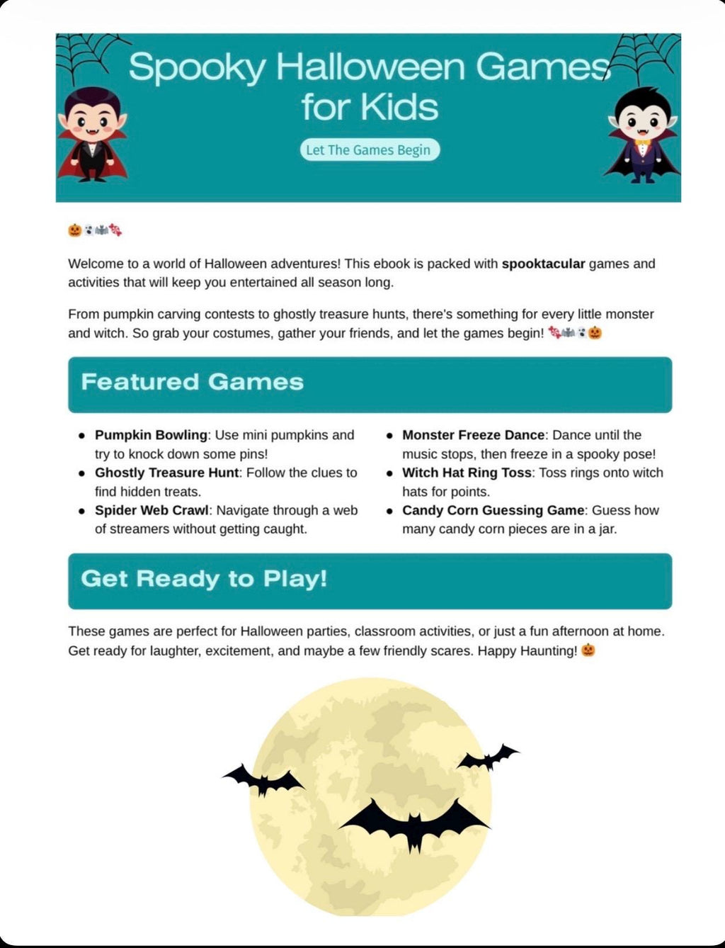 Fun & Spooky Halloween Scavenger Hunt - Printable Game for Kids - Families, Perfect for Parties - Trick-or-Treating Adventures