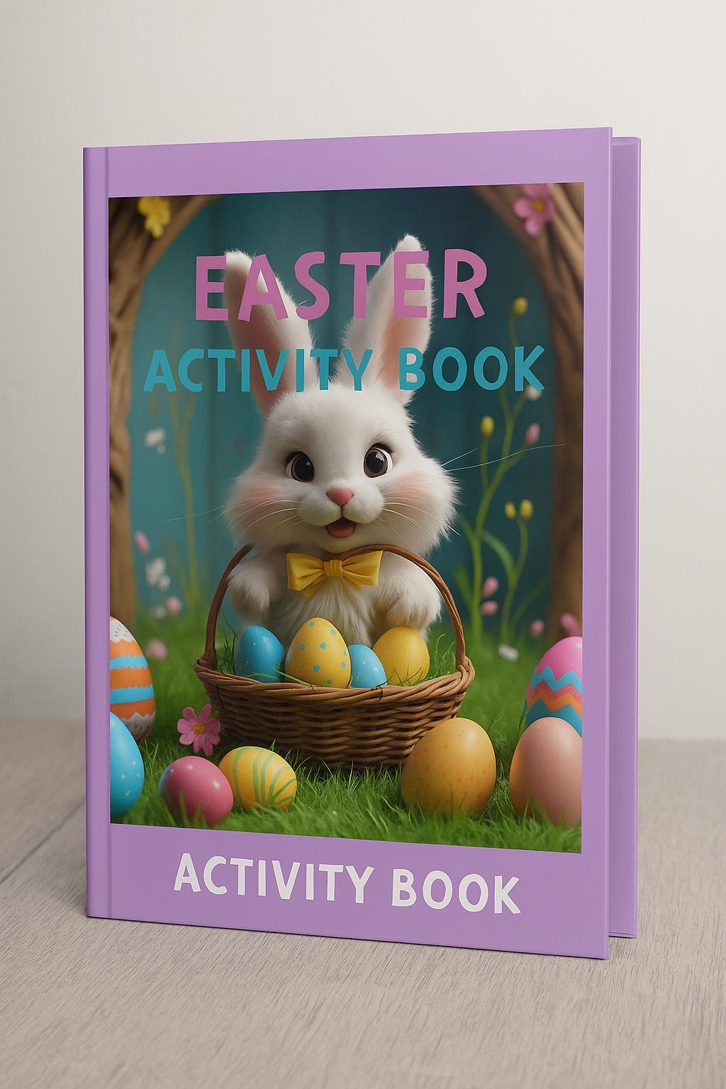 Delightful Easter Activity Book | Coloring, Puzzles, Games | Educational & Family-Friendly | Perfect for Easter Baskets | Printable Option