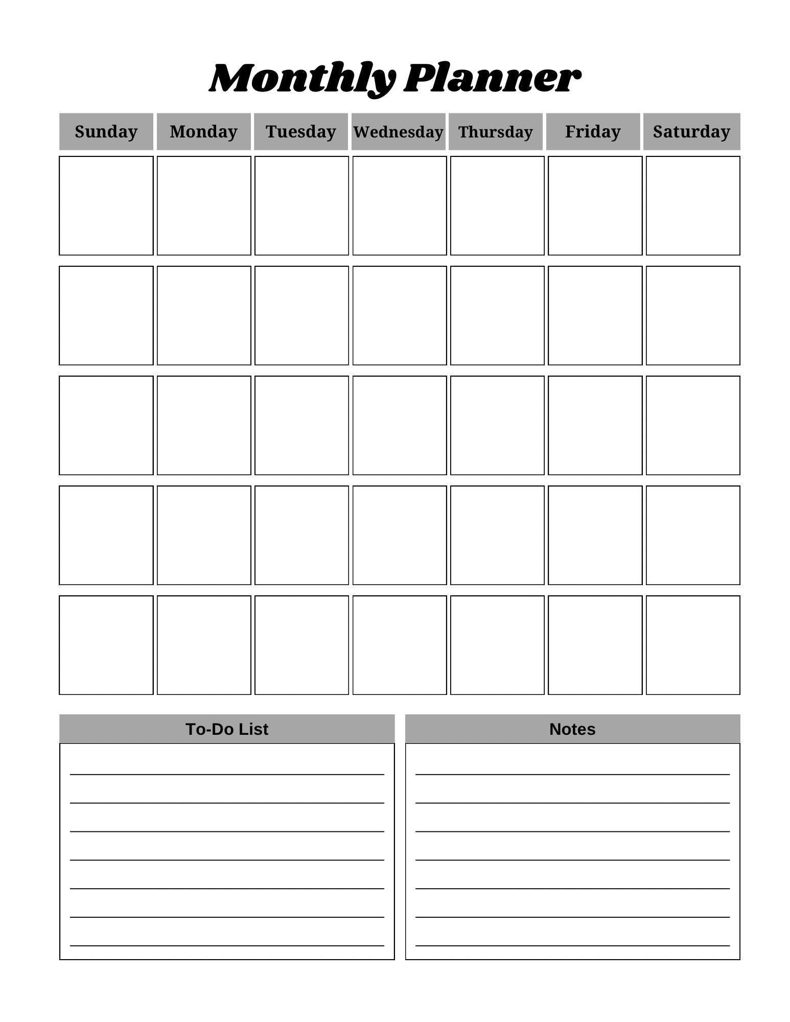 Comprehensive Life Planner Printable for Wellness & Time Management | Daily Weekly Monthly Organizer Goal Setting Tracker PDF