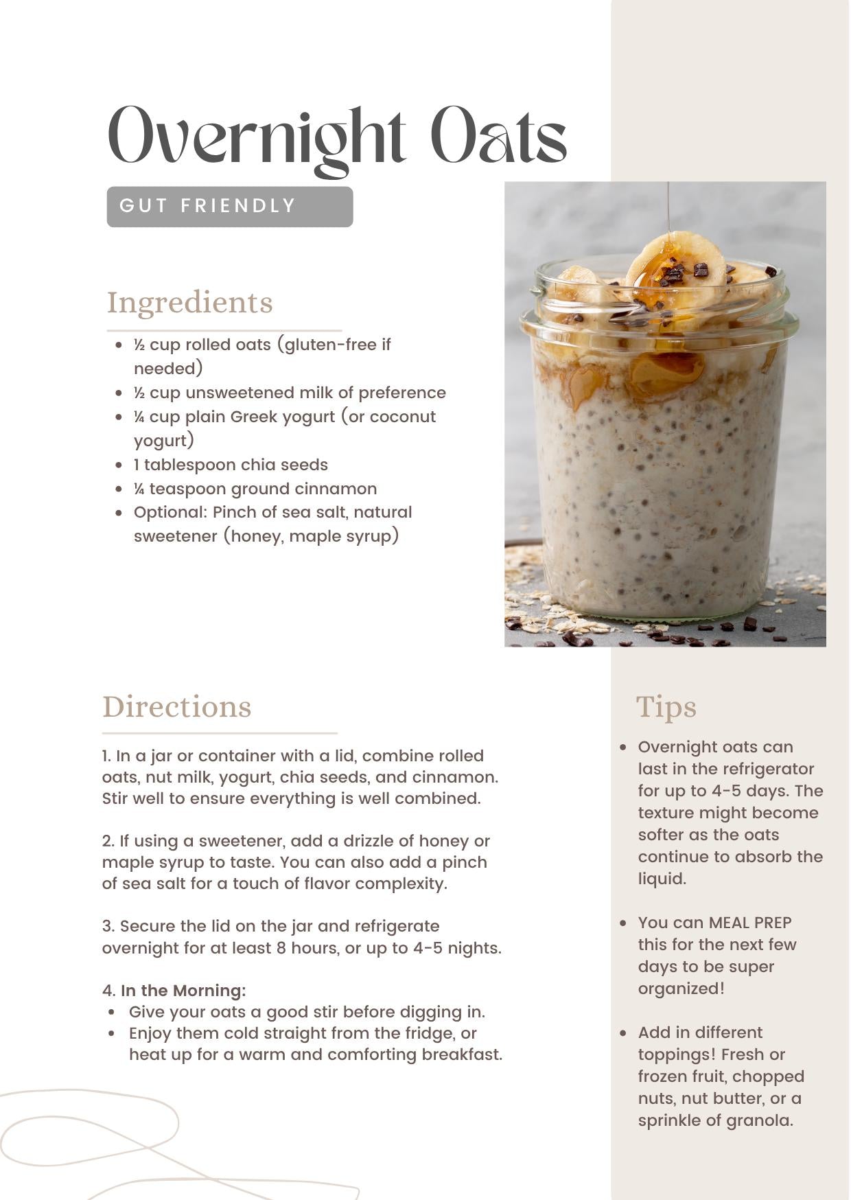Delicious Healthy Breakfast Recipes | Easy Meal Prep Ideas for Kids & Adults - Nutritious Start to Your Day - Digital Download