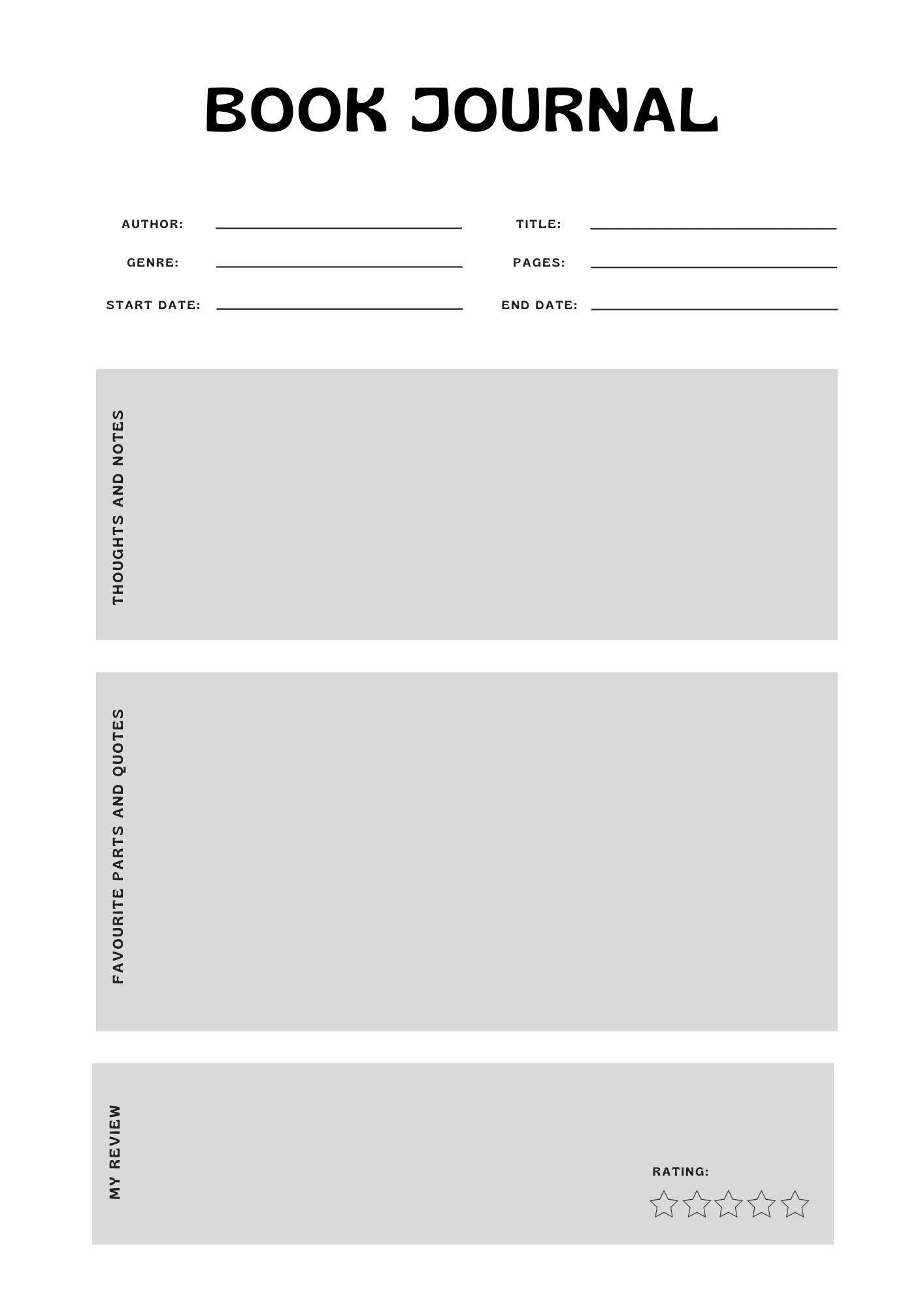 Organize Your Reading Journey | Beautifully Designed Reading Planner for Bookworms and Students | Printable PDF for Tracking Goals and