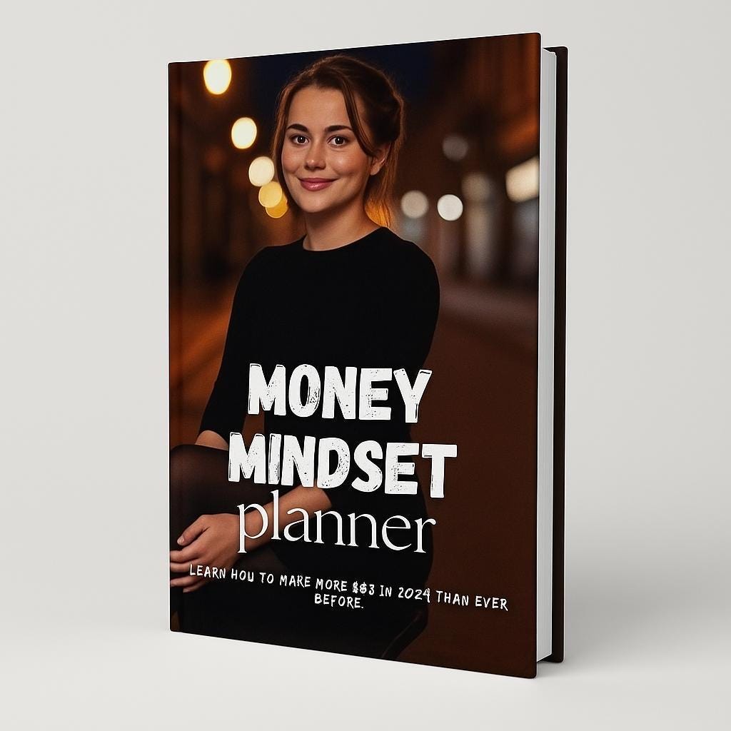 Money Mindset Journal & Abundance Affirmations | Financial Growth Planner PDF | Wealth Building Workbook for Manifesting Prosperity -