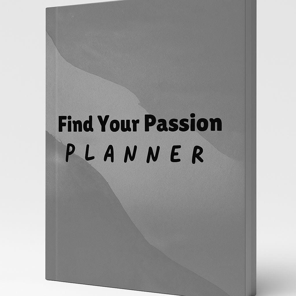 Passion & Purpose Guided Journal - Find Your True Passions and Align with Your Purpose for a Fulfilling Life - Printable PDF Planner