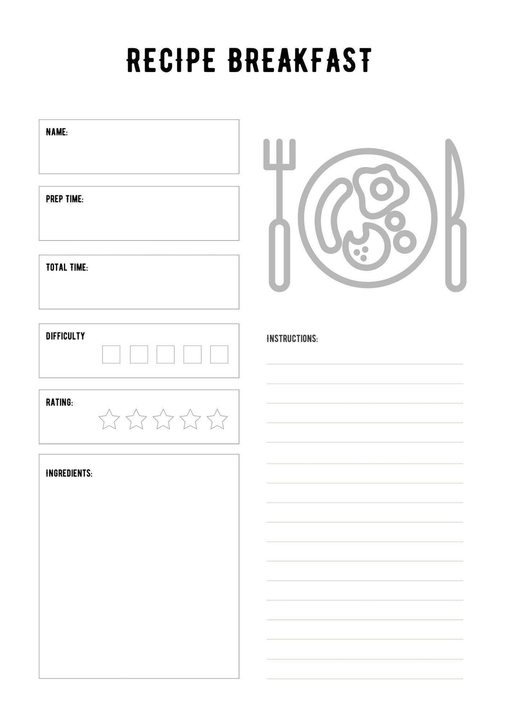 Ultimate Digital Meal Planner for Busy Families - Stay Organized, Track Nutrition, Plan Meals & Shopping Lists - Instant Download!