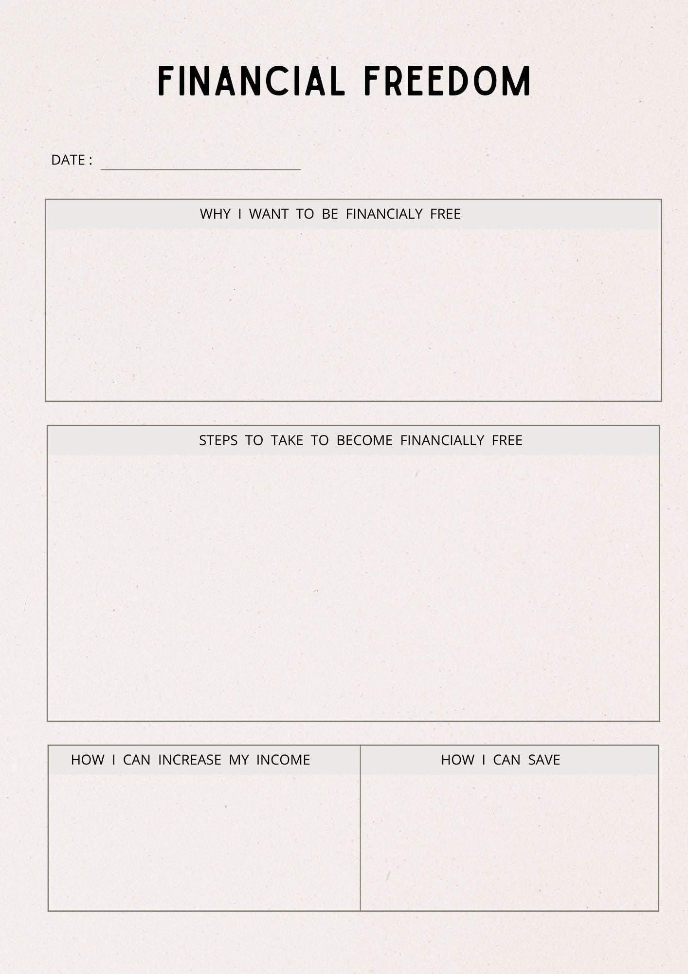 Money Mindset Journal & Abundance Affirmations | Financial Growth Planner PDF | Wealth Building Workbook for Manifesting Prosperity -