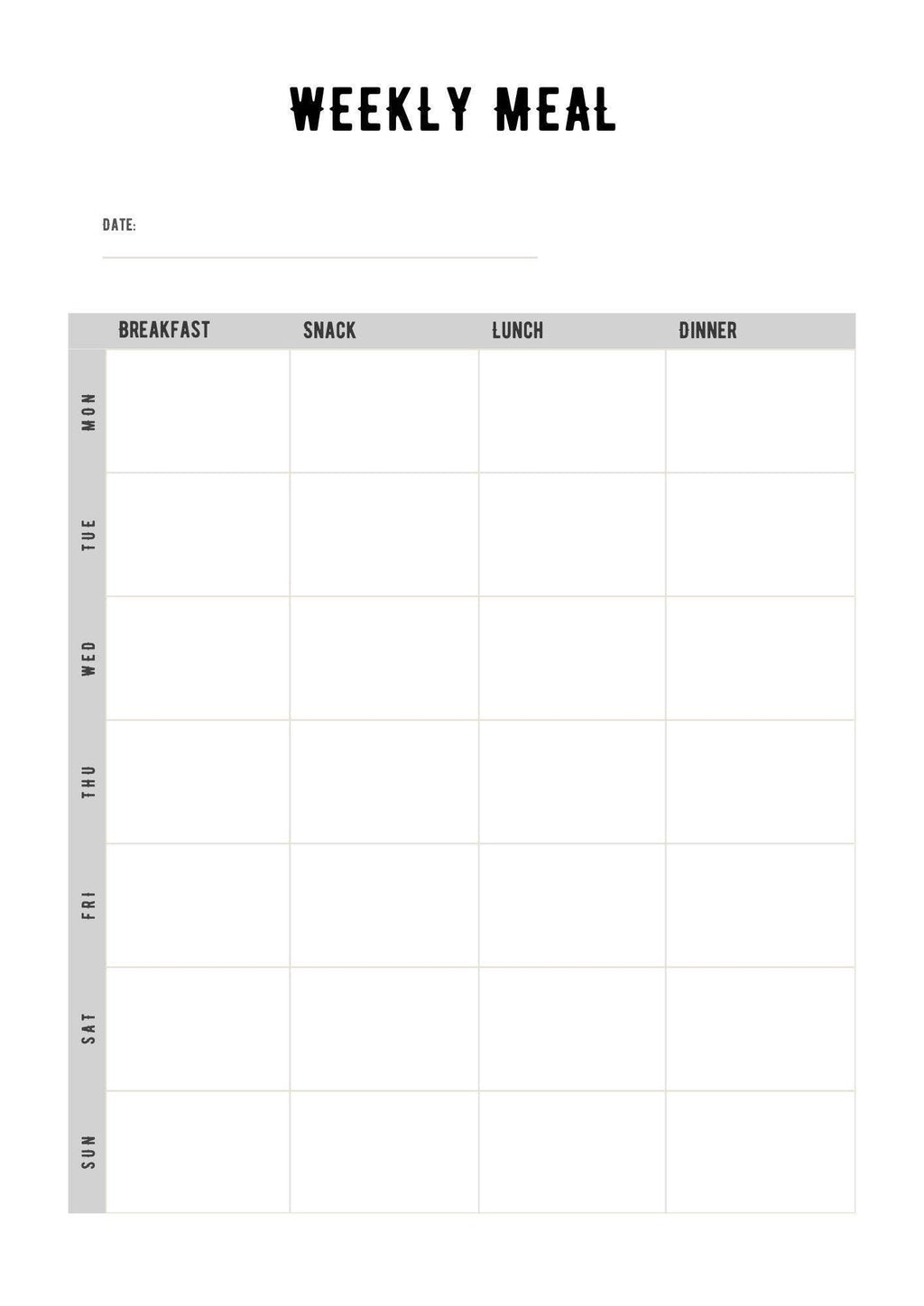Ultimate Digital Meal Planner for Busy Families - Stay Organized, Track Nutrition, Plan Meals & Shopping Lists - Instant Download!