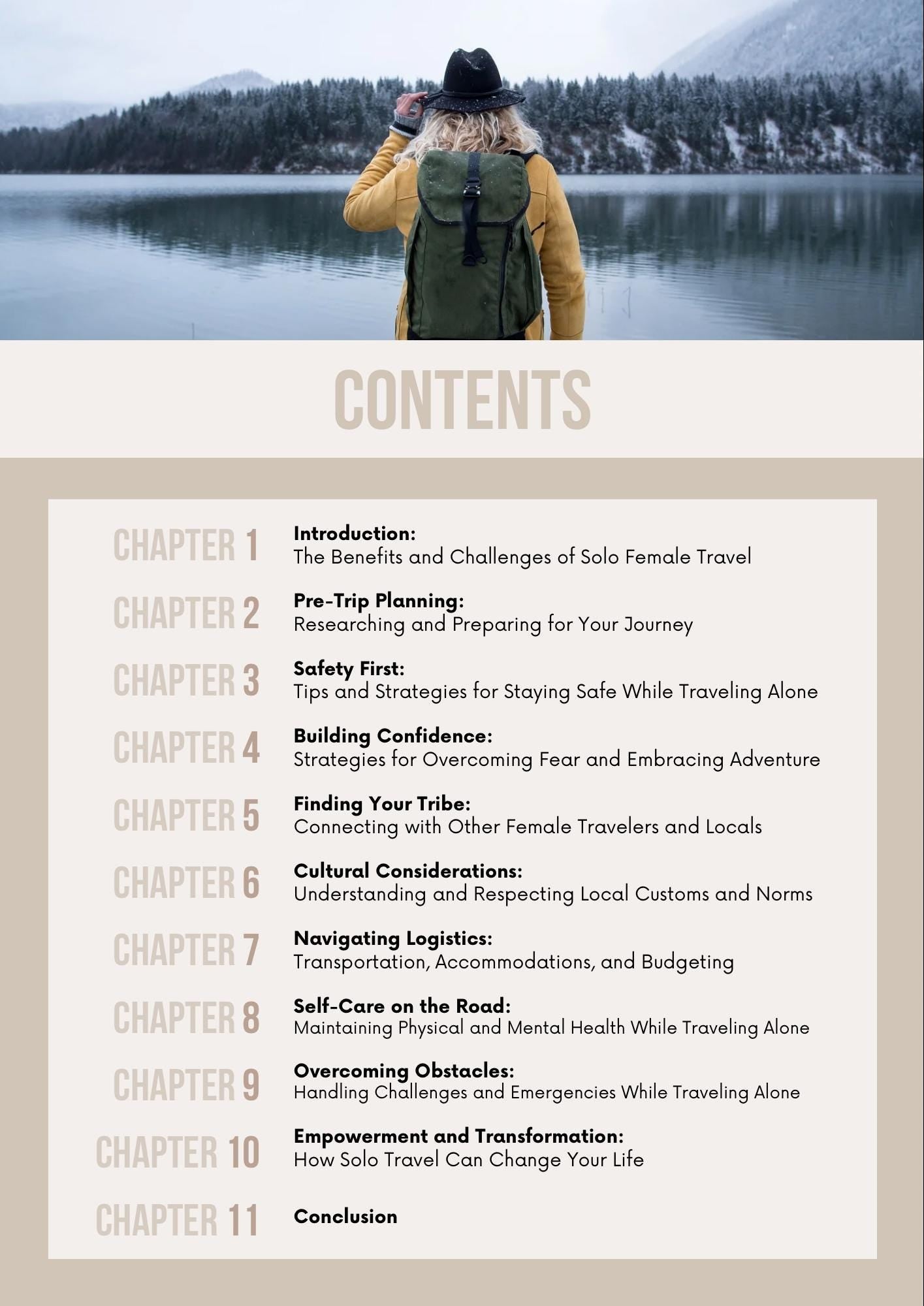 Solo Female Travel Guide | Empowering Women Travelers | Safety Tips & Destination Insights | Digital Download | Travel Advice - Resources