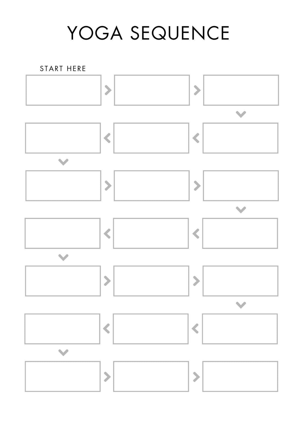 Yoga Planner Printable | Daily Practice Log, Pose & Sequence Planner, Yoga Journal, Routine Tracker | Instant Access Digital Download