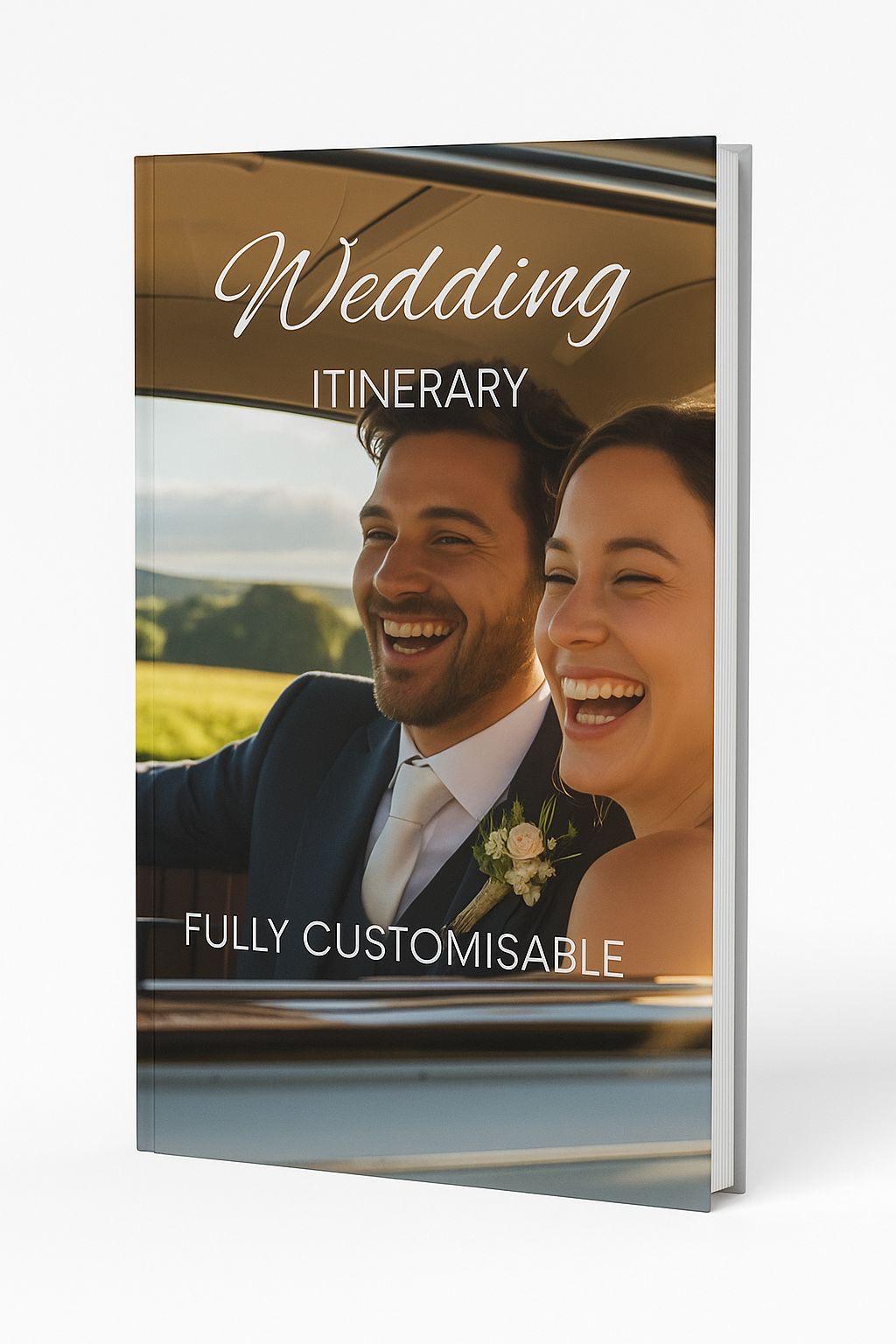 Elegant Wedding Itinerary Template | Comprehensive Guide for Your Special Day