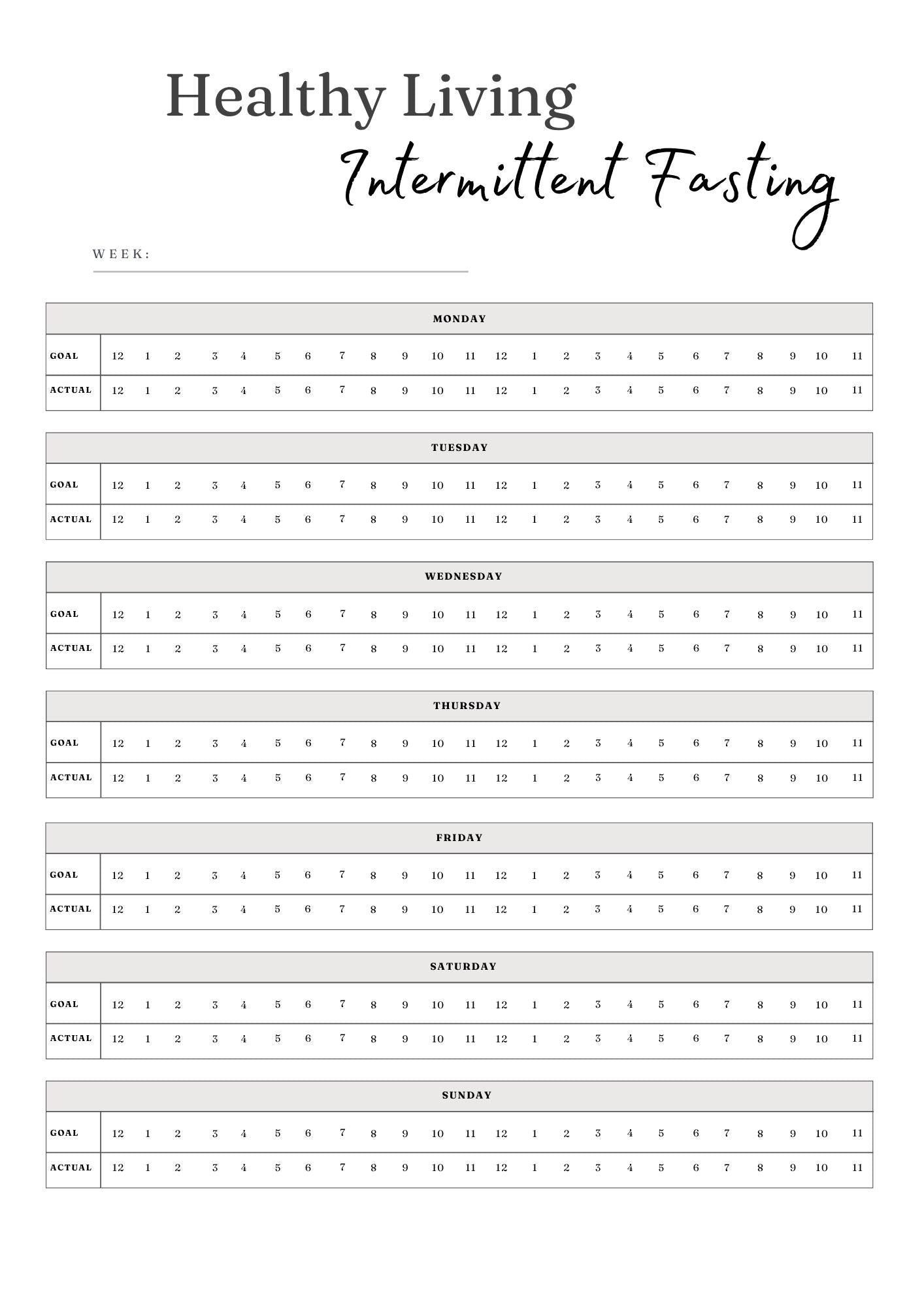 Transformational Healthy Living Planner | Wellness Journal with Meal & Fitness Tracker, Self-Care Organizer, Goal Setting | Printable