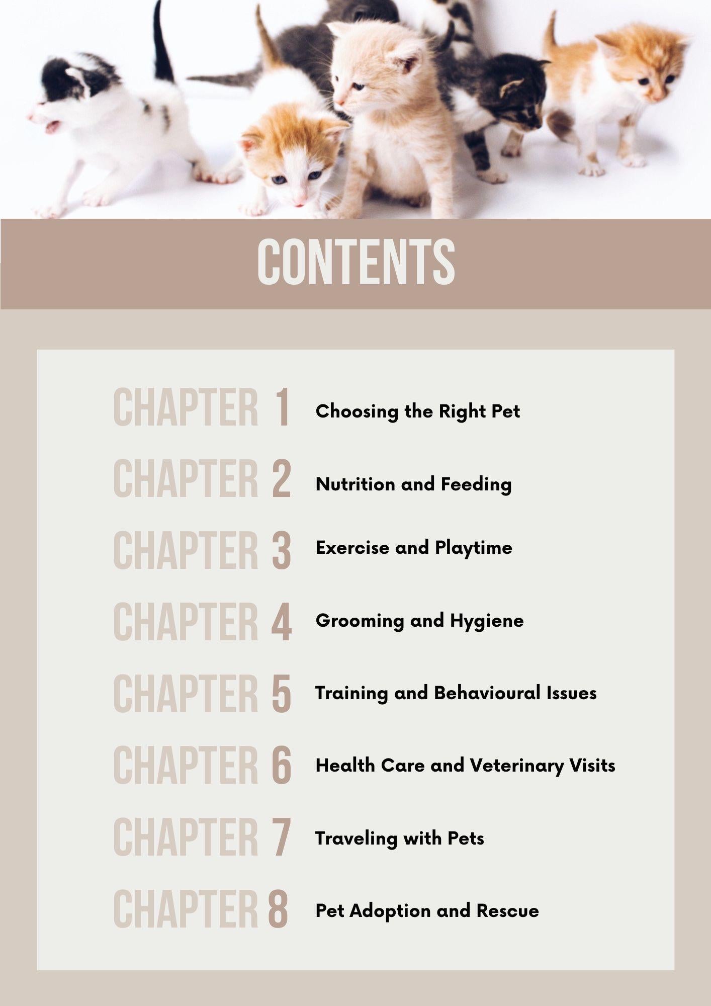 The Ultimate Guide to Pet Care | Comprehensive Handbook for Happy, Healthy Pets - Instant Download