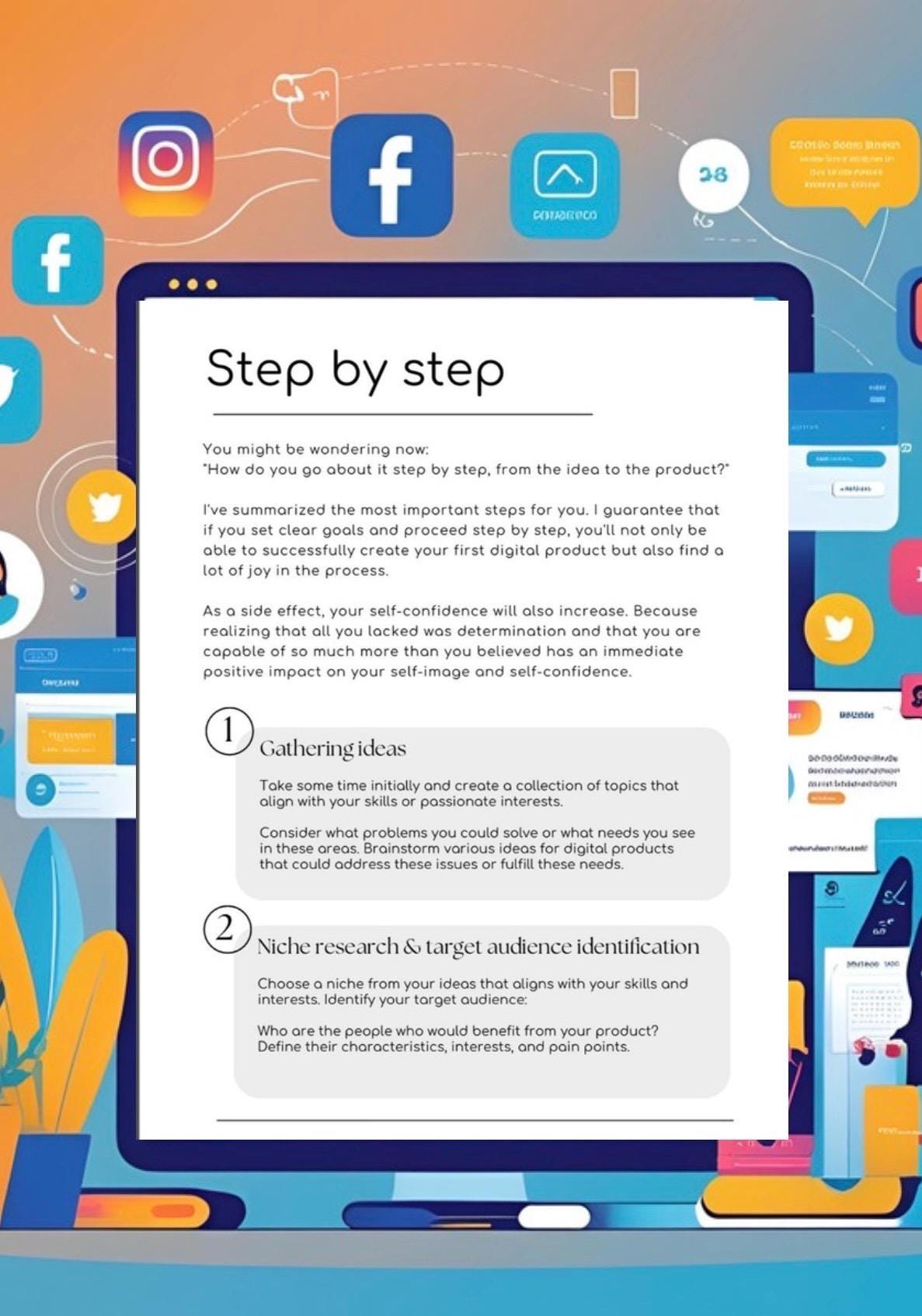 How to design and sell Digital Products