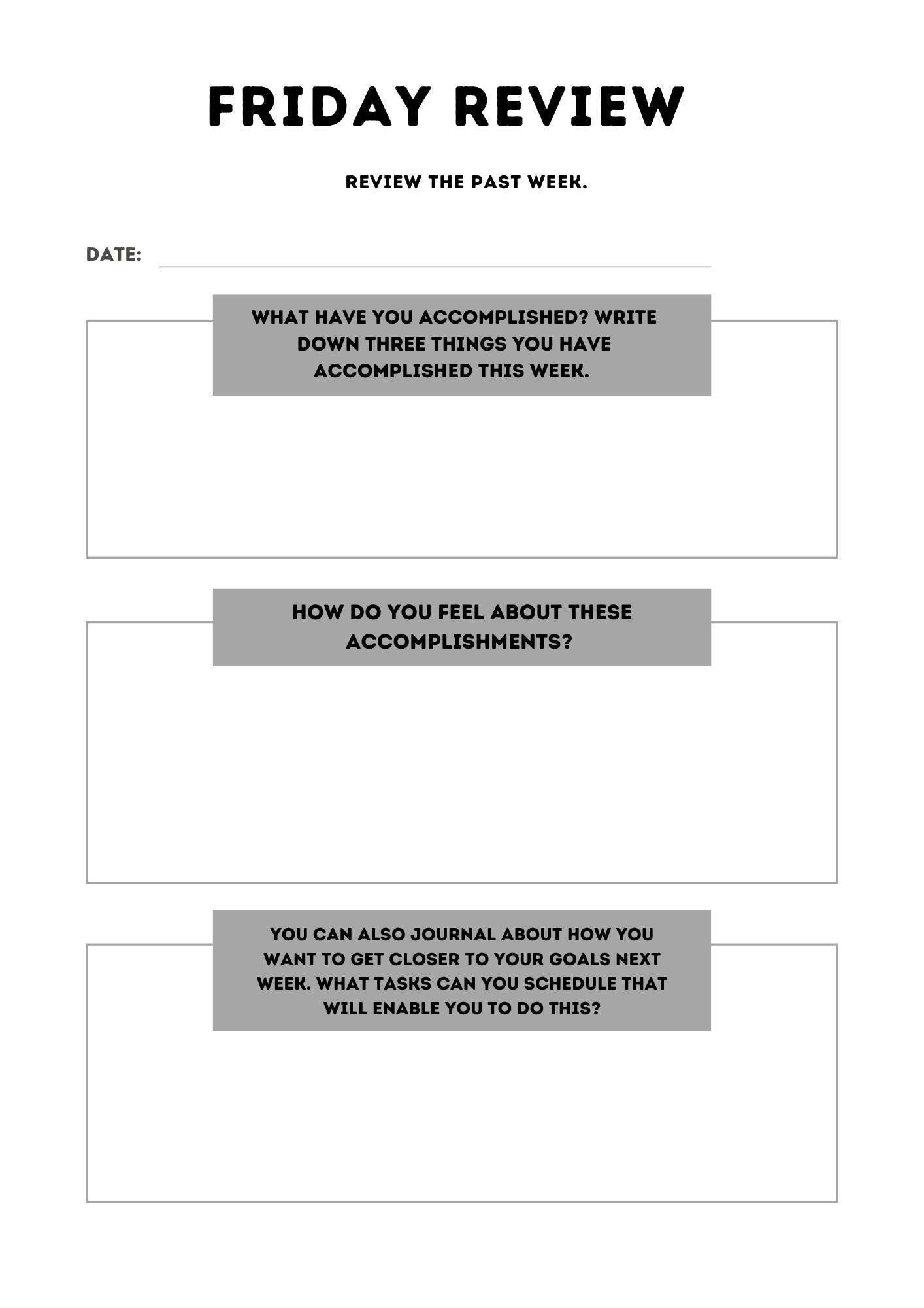 Self-Care Journaling Planner PDF | Daily Reflection, Goal Setting & Mindfulness | Printable Daily - Weekly Journal Pages | Instant Download