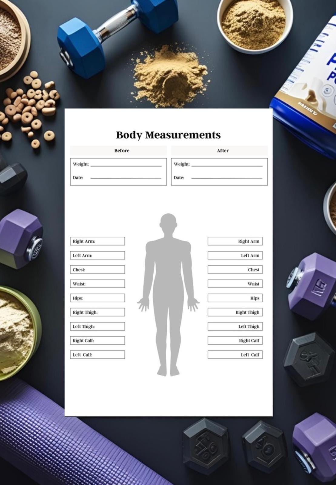 Ultimate Fitness Planner | Track Workouts, Nutrition & Goals Stay Organized - Motivated on Your Journey to Health - Wellness!